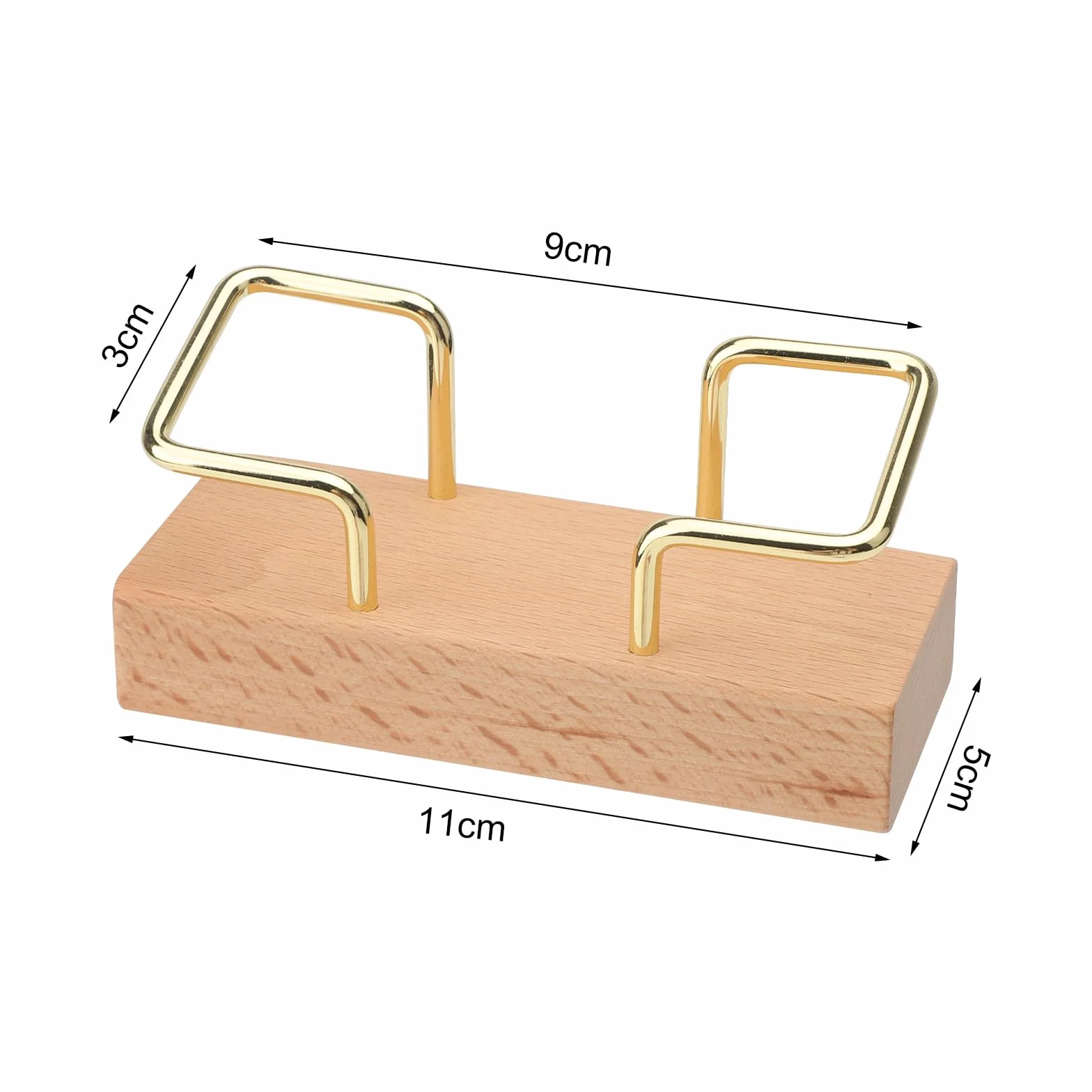 Etui na wizytówki z drewna orzechowego, stojący stojak na wizytówki z orzechowego drewna na biurko, etui na wizytówki, skrzynka ekspozycyjna na wizytówki do biura, sklepu, stoiska targowego