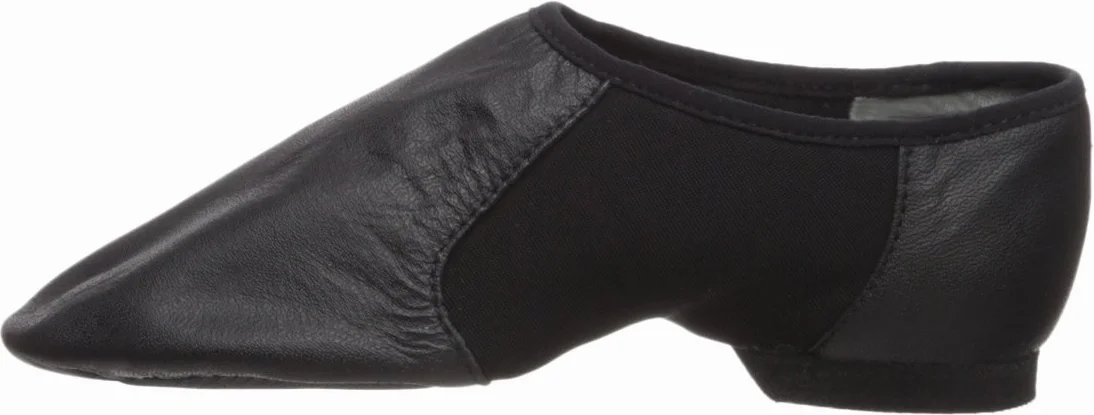 Bloch Neo-Flex damskie wsuwane skórzane buty do jazzu, neoprenowe, wsuwane podeszwy z pianki EVA, wysoka trwałość, doskonałe dopasowanie, elastyczność, do tańca krokowego