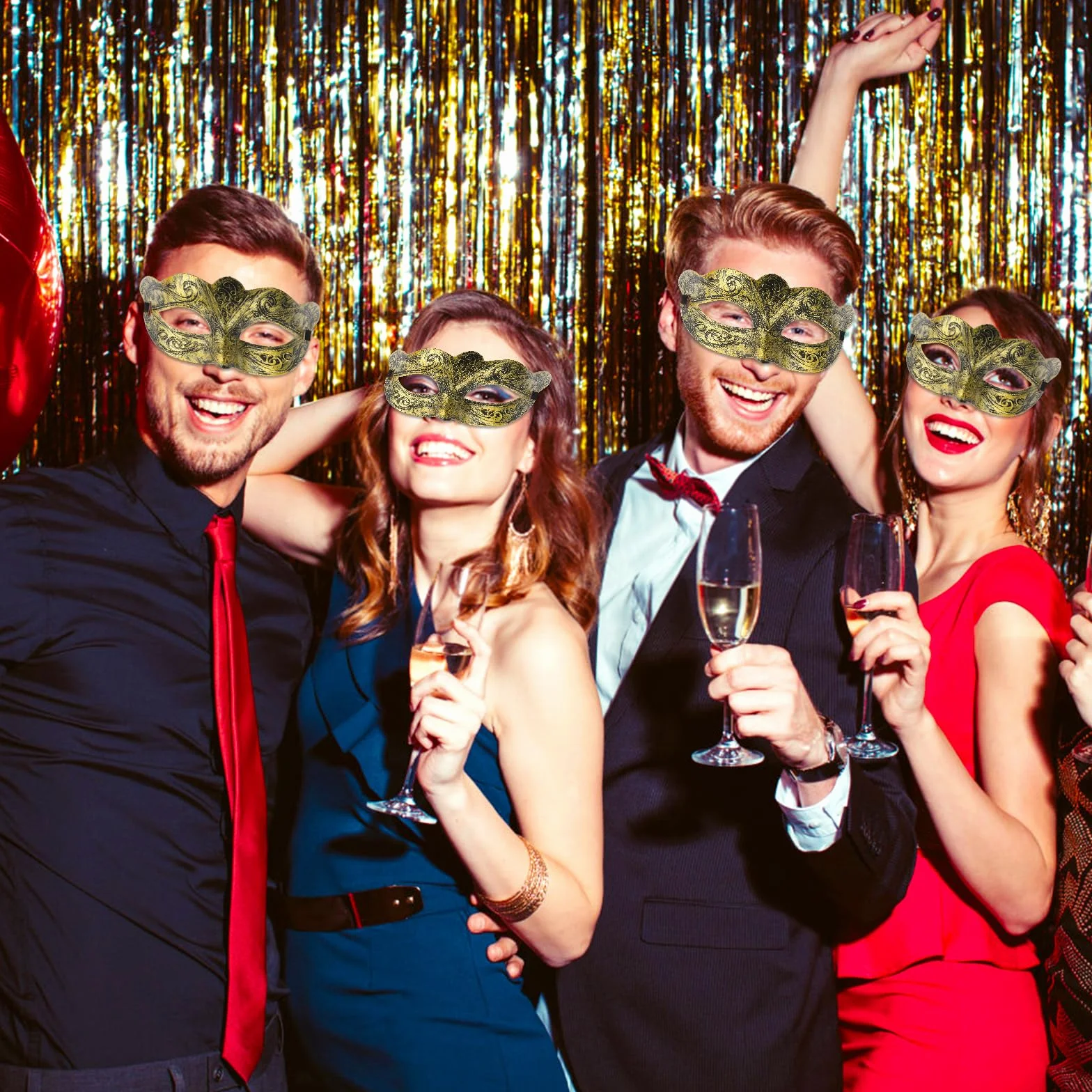 Sibba Maska maskaradowa dla mężczyzn, weneckie maski, na imprezę, bal, vintage, kostium na Halloween, Mardi Gras, maska na Boże Narodzenie, do przebrania, cosplay, studniówki, akcesoria karnawałowe