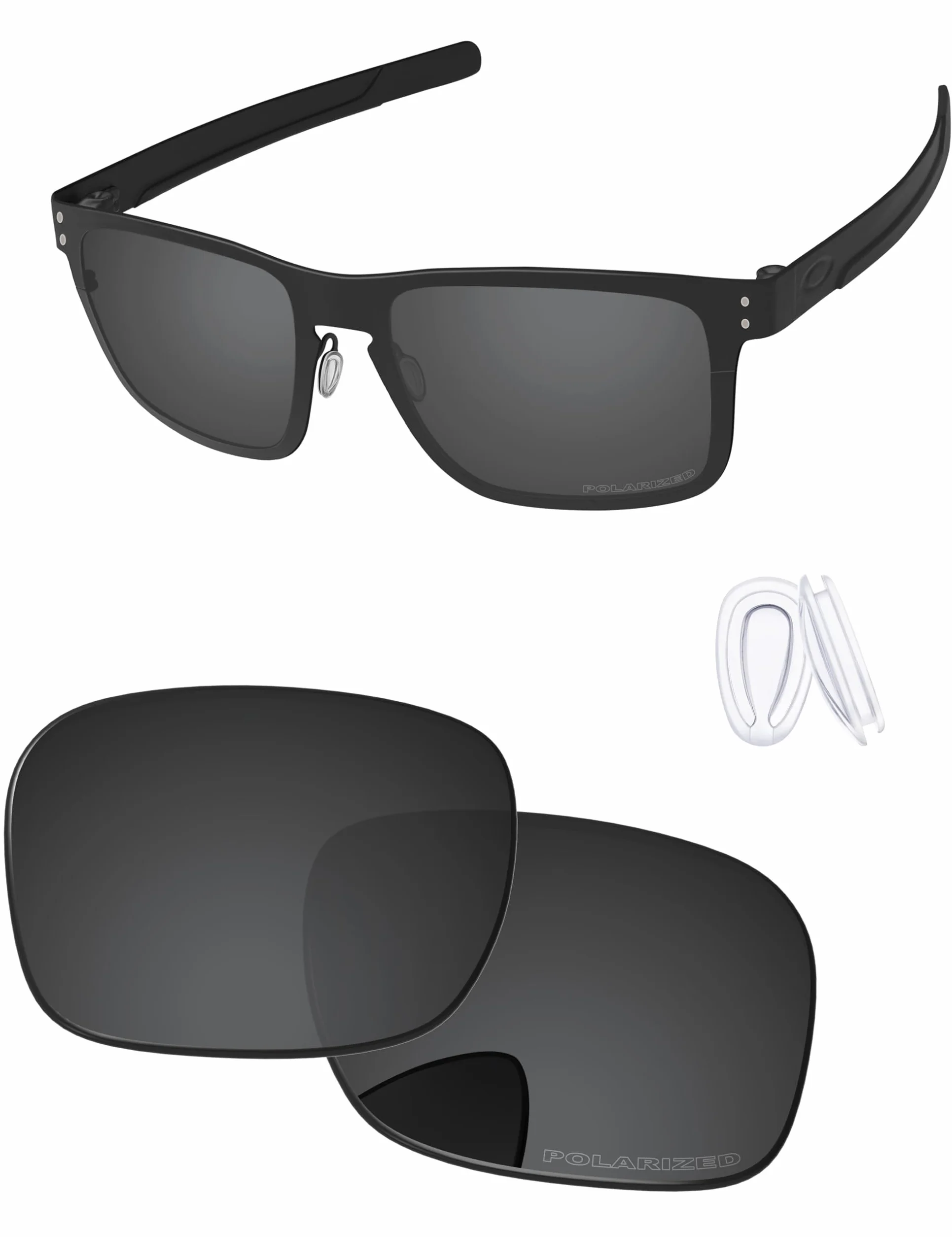 Soczewki zastępcze i podkładki na nos do Oakley Holbrook metal OO4123