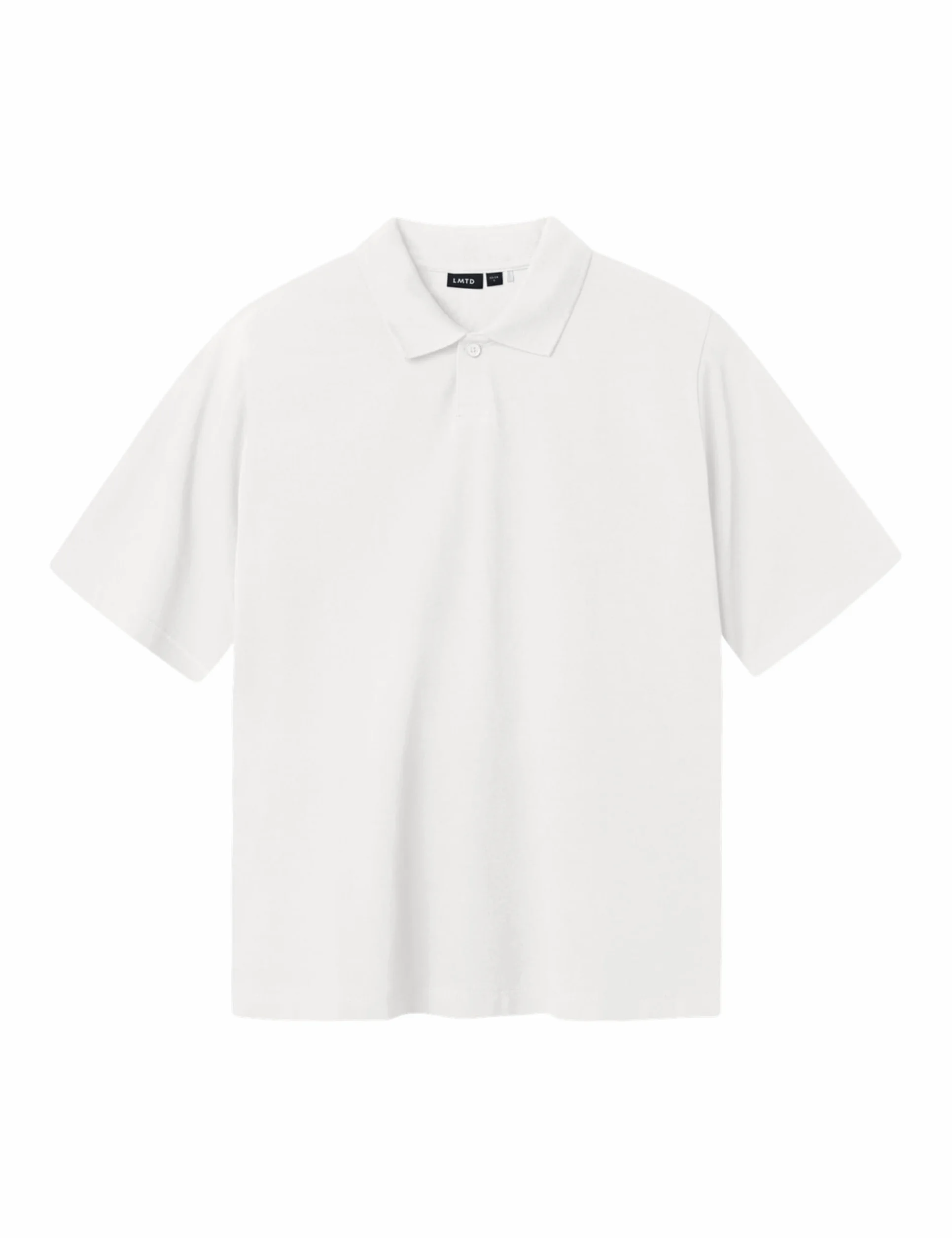 Lmtd Nlmhannes Ss Pique Polo, White Alyssum, 158-164