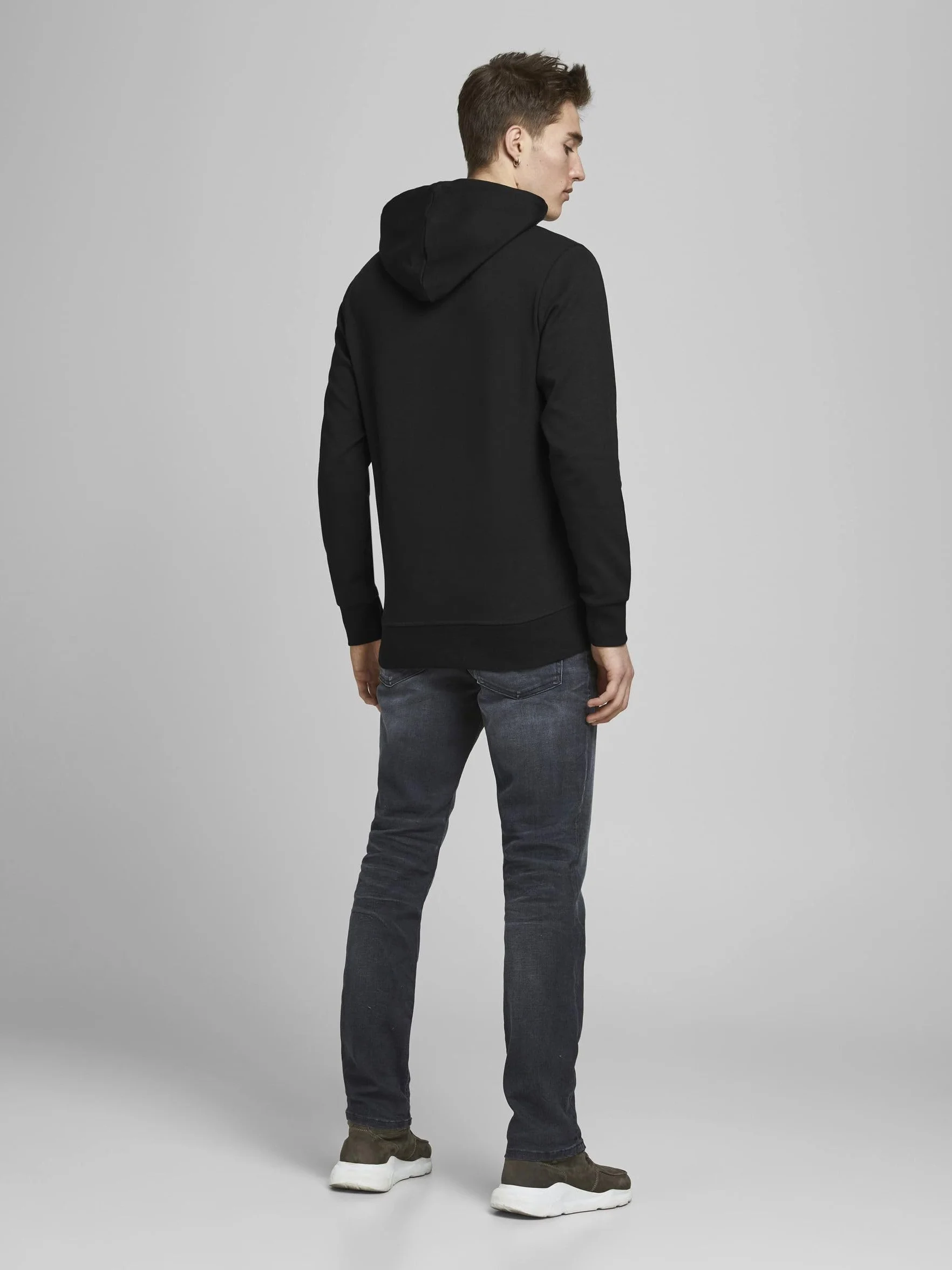JACK & JONES Bluza z kapturem Mężczyźni Jjebasic Sweat Hood Noos