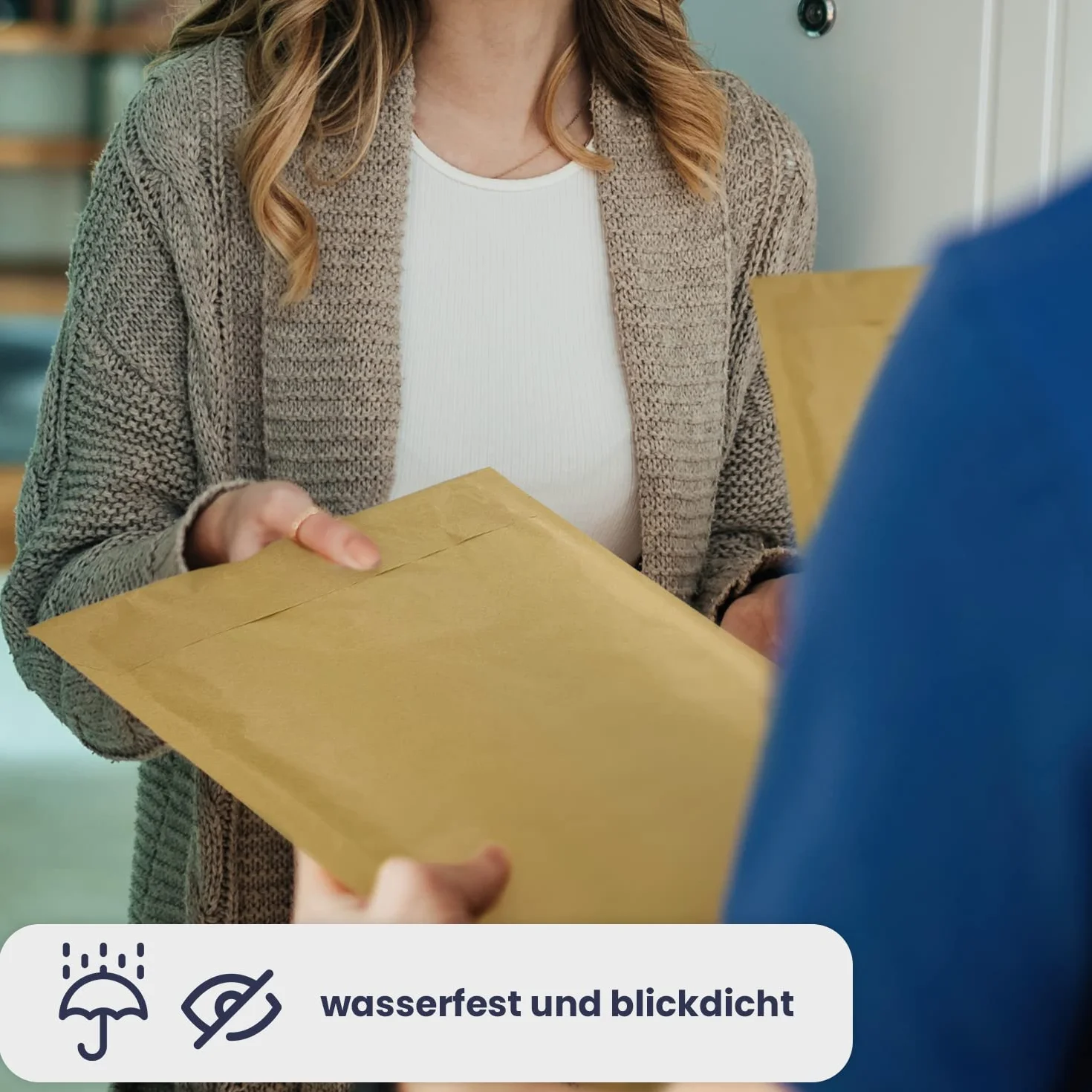 Netuno Opakowanie 10 brązowych kopert bąbelkowych A1 120 x 175 mm, wyściełane, odporne na rozdarcie torby wysyłkowe z recyklingu, odporne na rozdarcie