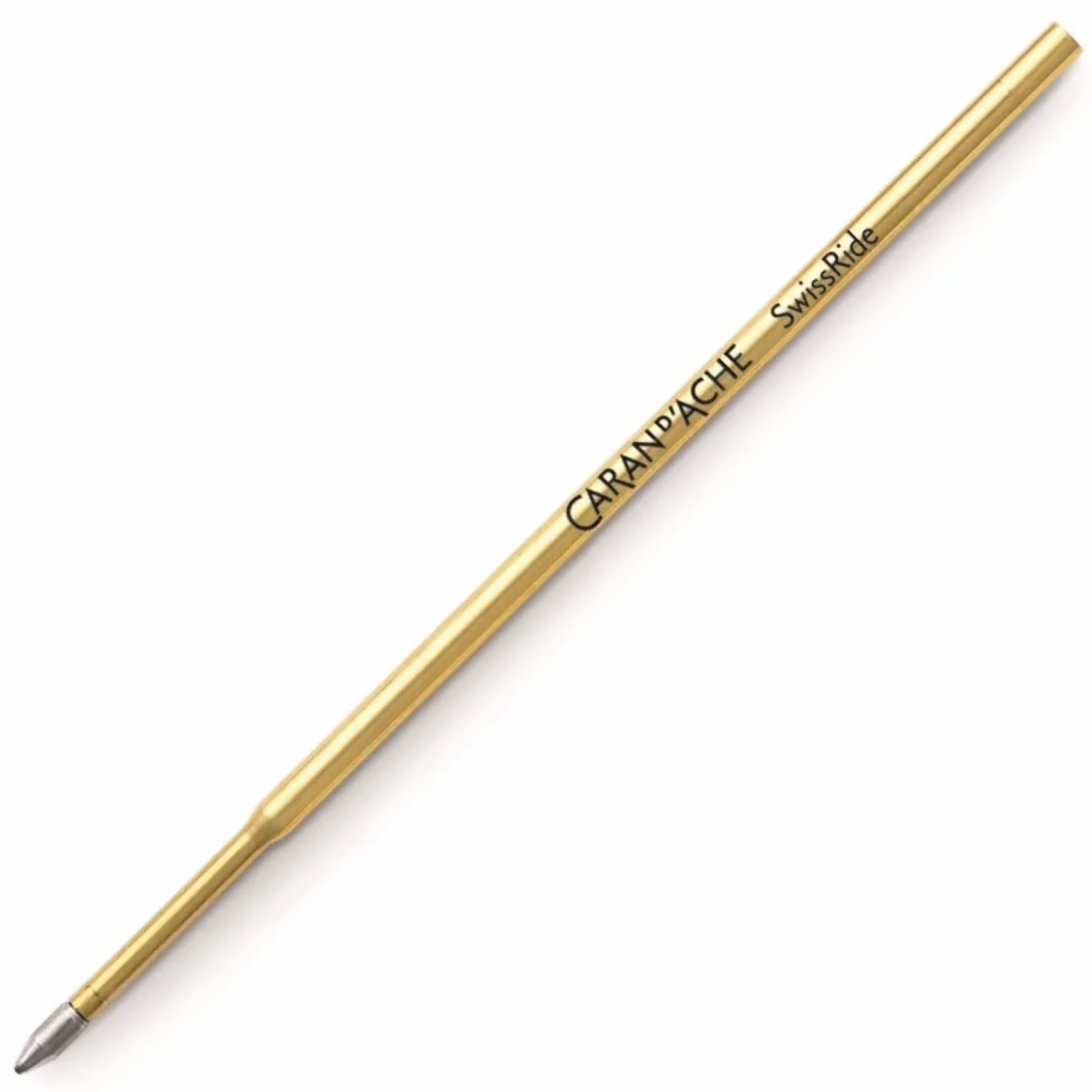 Caran d'Ache d´Ache Swissride wkład do długopisu 888 złoty, kolor czcionki: czarny, grubość kreski: średni, 8528 000, 12 cm