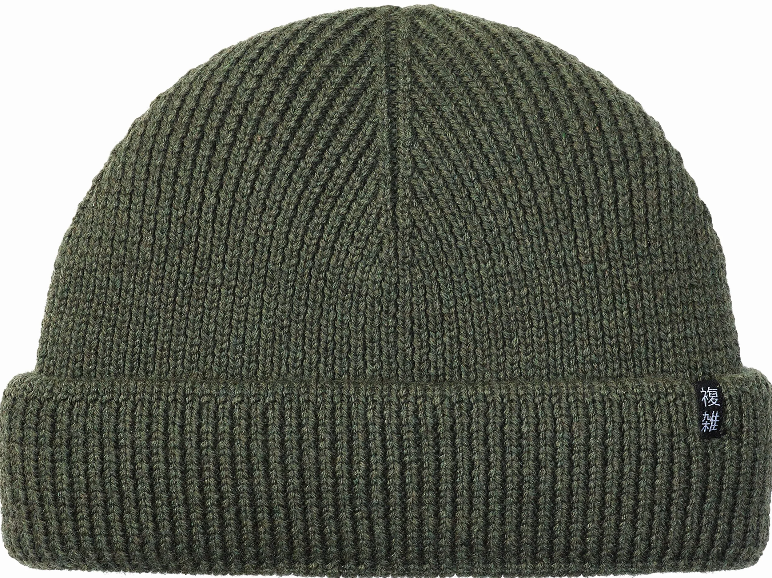 Enter the Complex® Fisherman Beanie, 100% wełna z merynosów, czapka Trawler, Troyer, dzianina, dla kobiet i mężczyzn