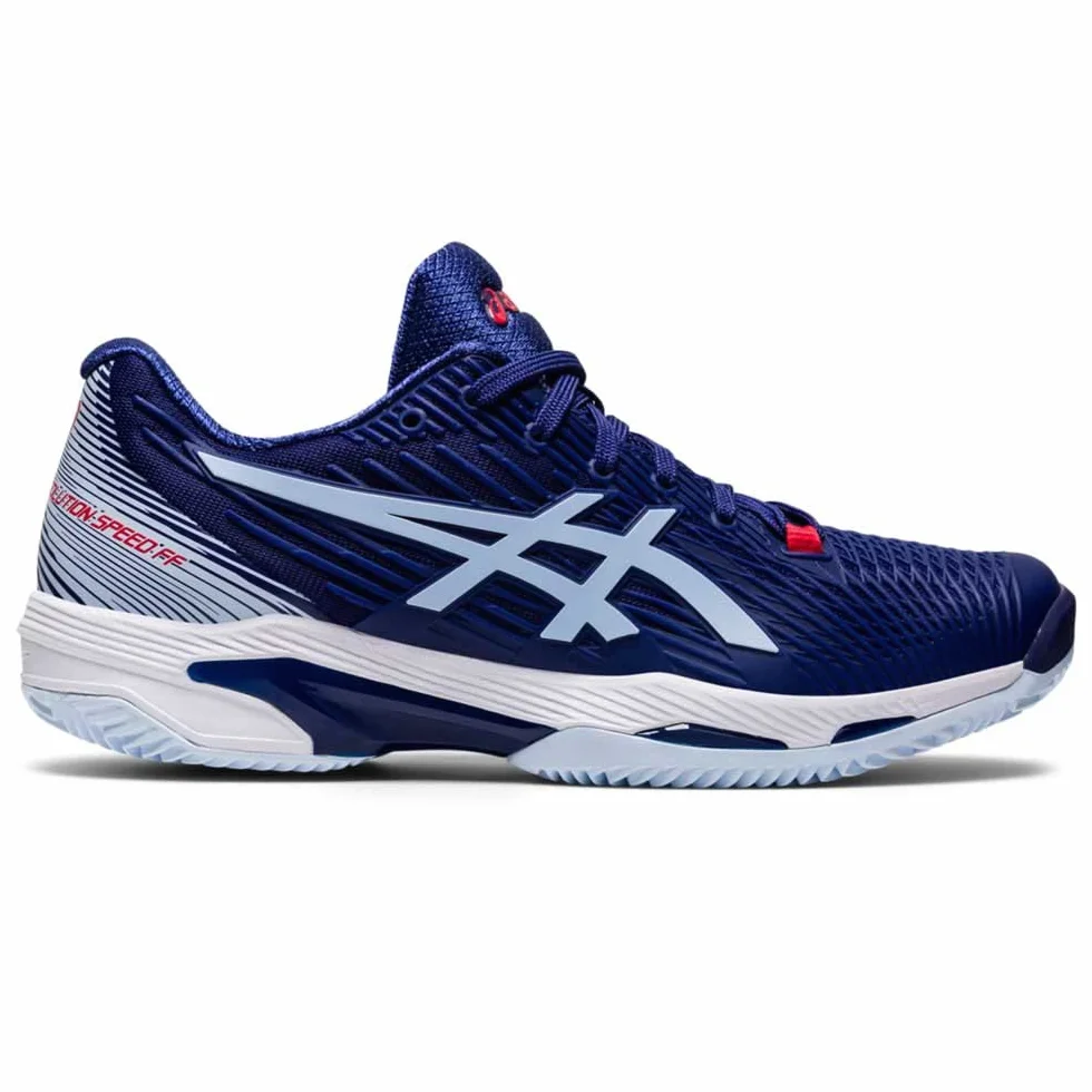 Asics Solution Speed FF 2 Clay Buty do Tenisa na Szybkie Korty dla Kobiet Jasny Niebieski Niebieski Jasny Niebieski