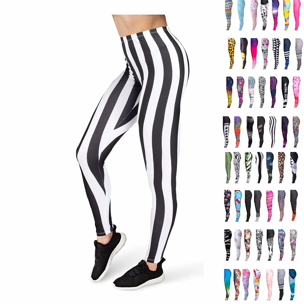 Funky Planet legginsy damskie, spodnie dresowe, spodnie sportowe, spodnie treningowe, spodnie do jogi, wiele kolorów, 38-44