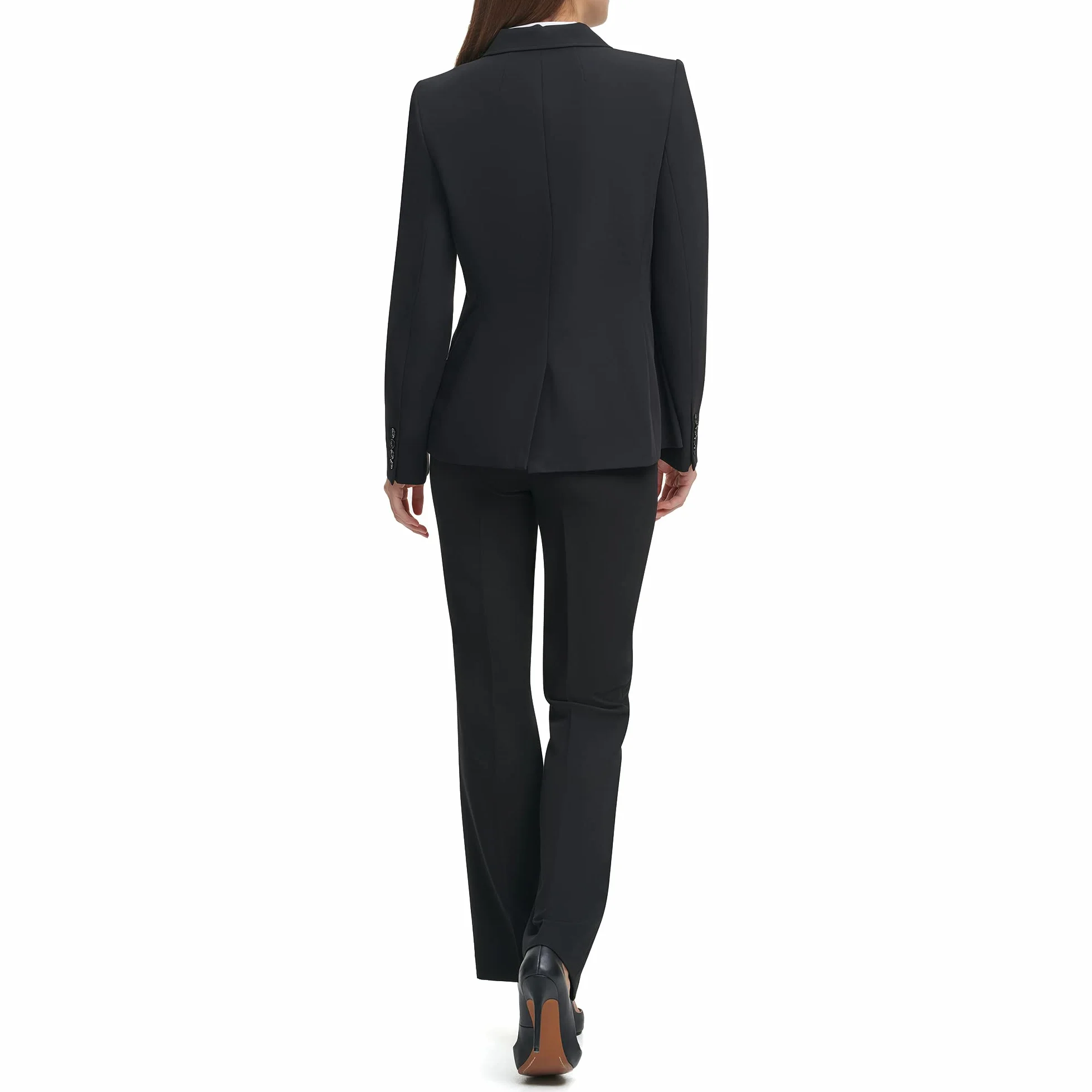 Tommy Hilfiger Blezerek Kobiety Blazer Business Jacket With Flattering Fit And Single-button Closure