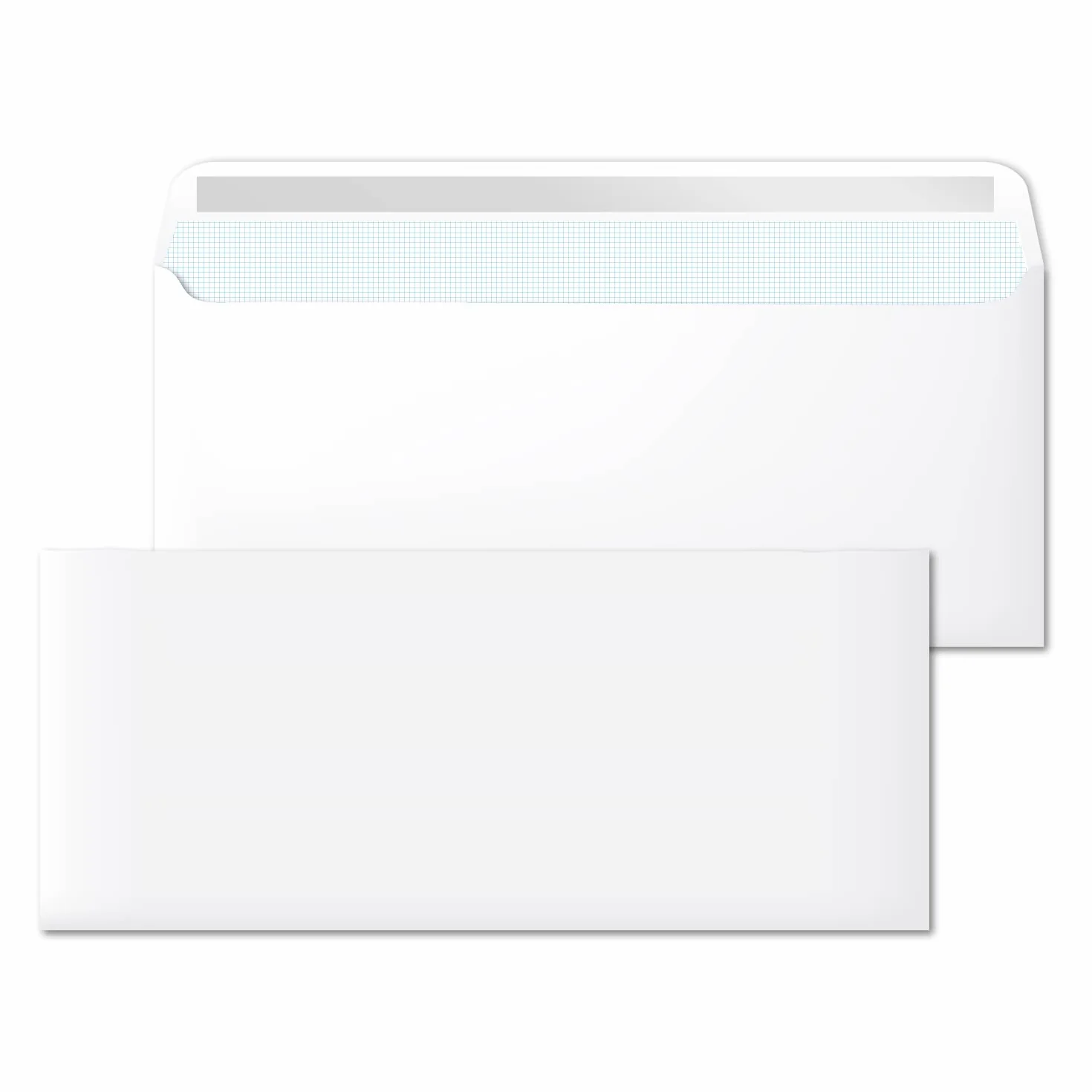 Sobres de Papel, Sobre Blanco Americano Sin Ventana, Medida 225 x 115 mm, Sobres Papel Blancos para Cartas y Documentos, Sobres 90 g/m² con Cierre Autoadhesivo · m-office (25 uds)