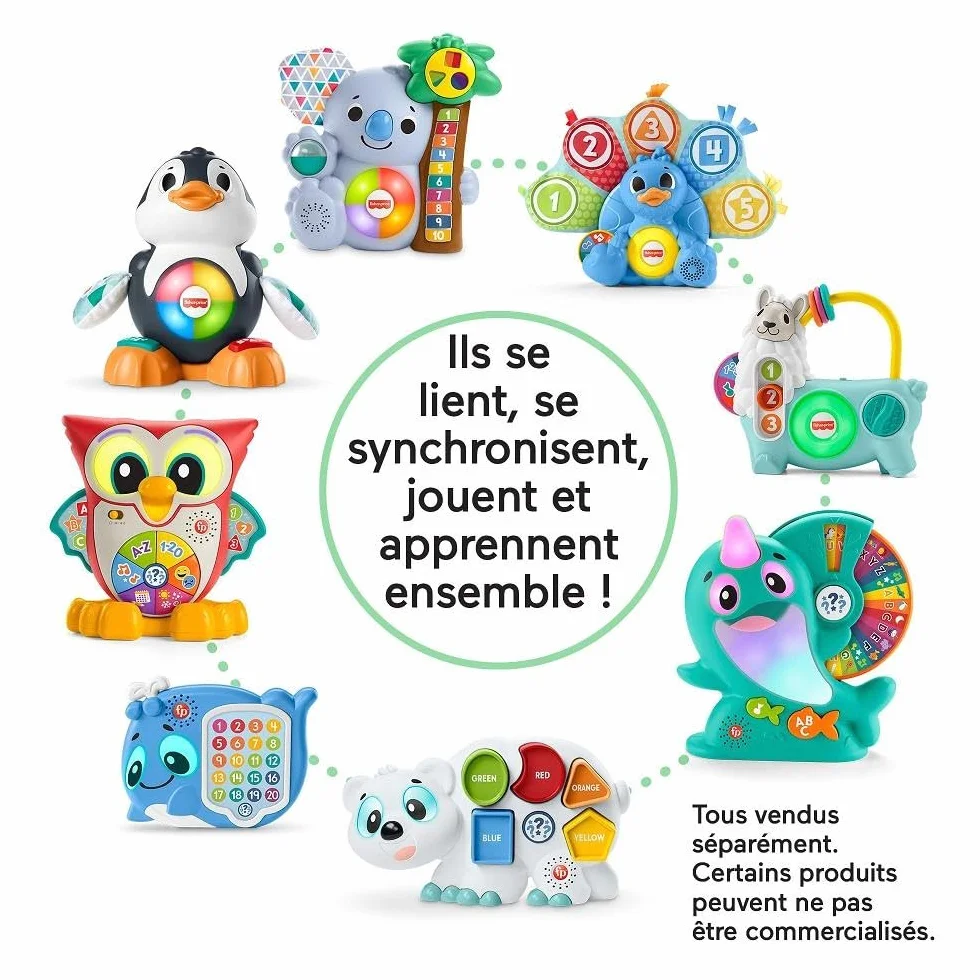 Fisher-Price Solal Le Narval Zabawka, Wielokolorowy, Od 1.5 Roku