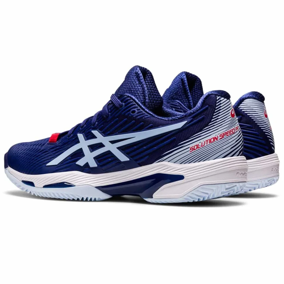 Asics Solution Speed FF 2 Clay Buty do Tenisa na Szybkie Korty dla Kobiet Jasny Niebieski Niebieski Jasny Niebieski