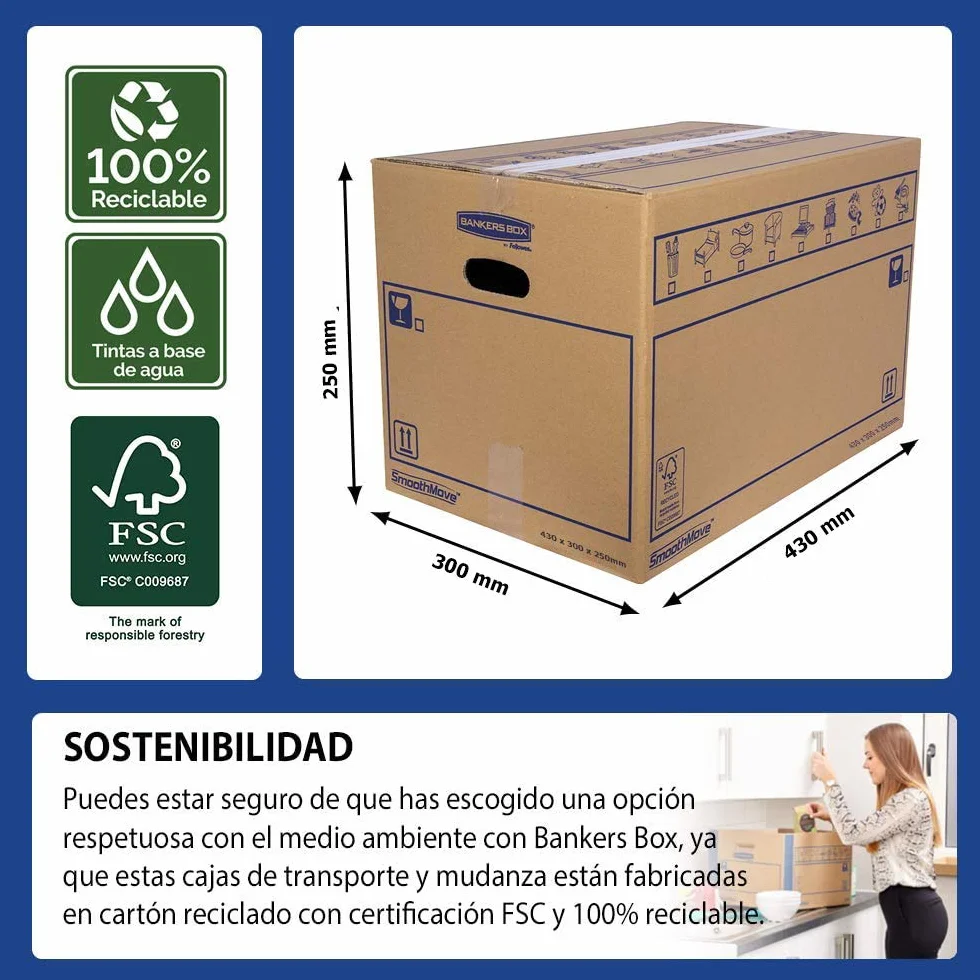Bankers Box 6208301 Karton, Brązowy, 10 x 32 l