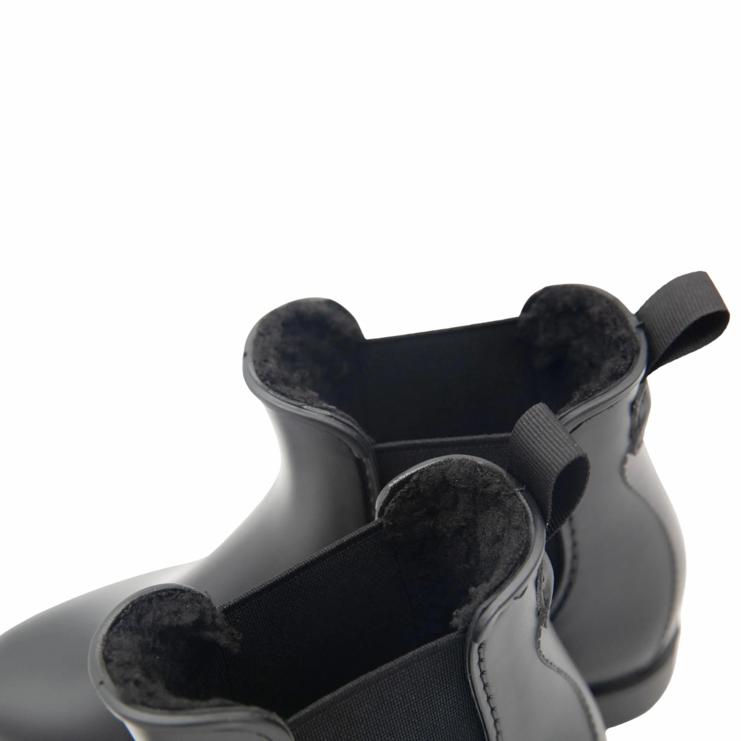 PFIFF PVC Jodhpur botki, botki z podszewką, buty zimowe z podszewką, czarne, dla dzieci i kobiet, 29-42