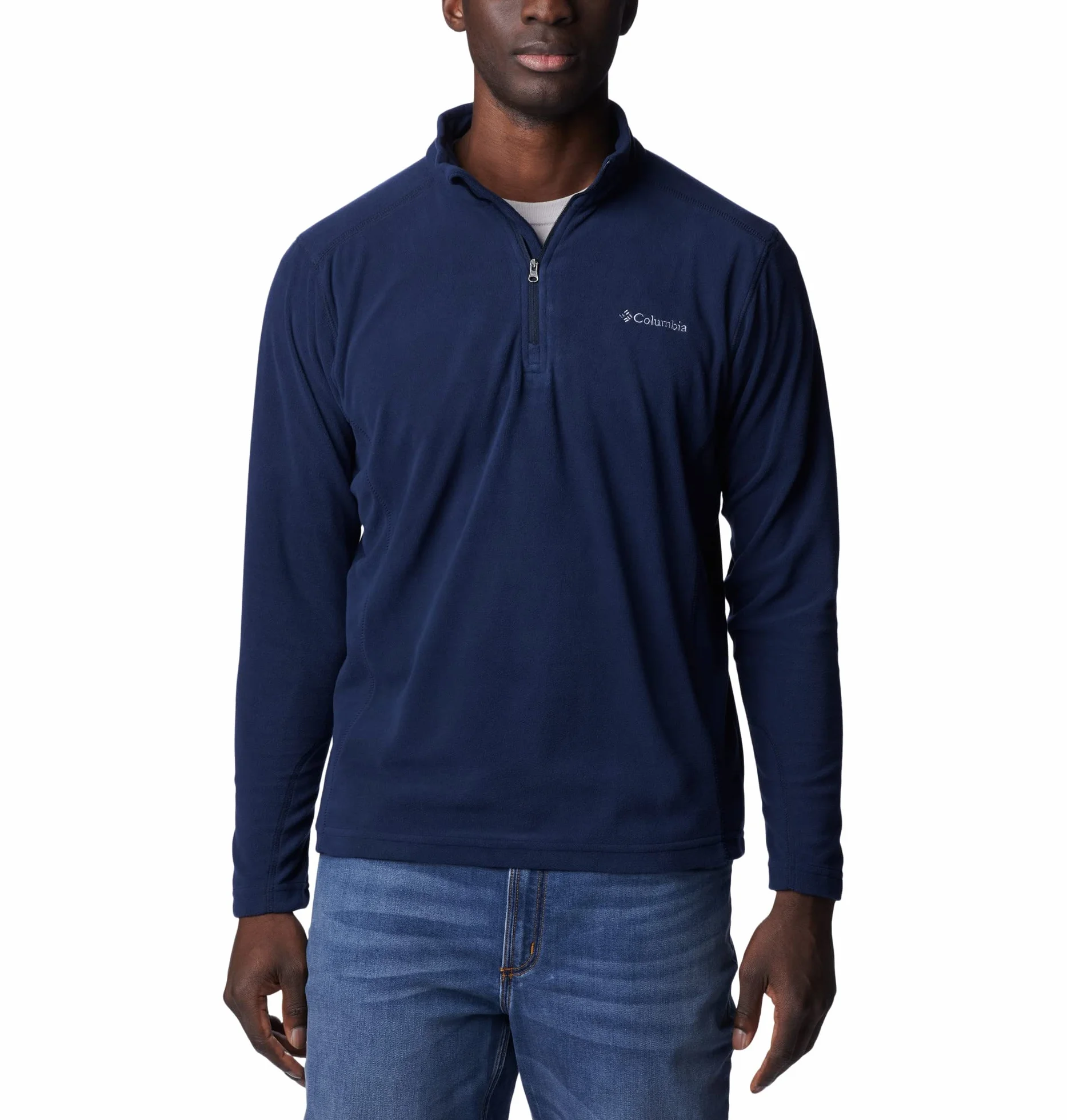 Columbia Klamath Range 2 Half Zip, Bluza Polarowa Mężczyźni, Collegiate Navy Solid, L
