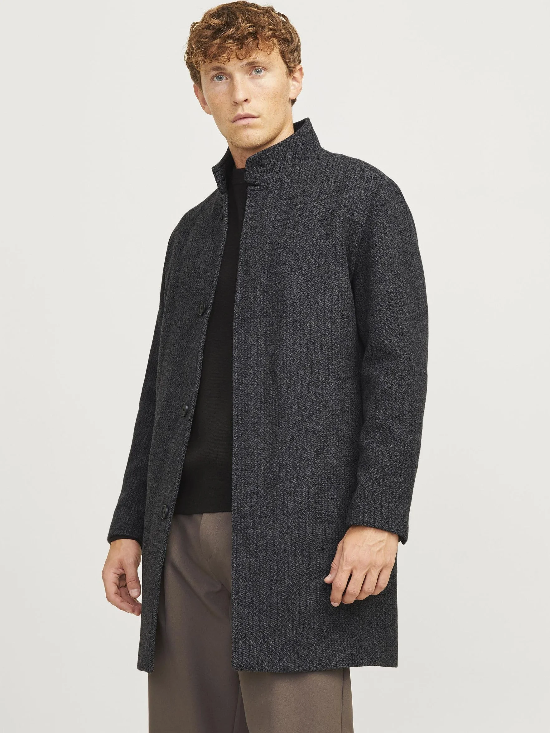 JACK & JONES Płaszcz Mężczyźni Jprblawilson Wool Coat Sn