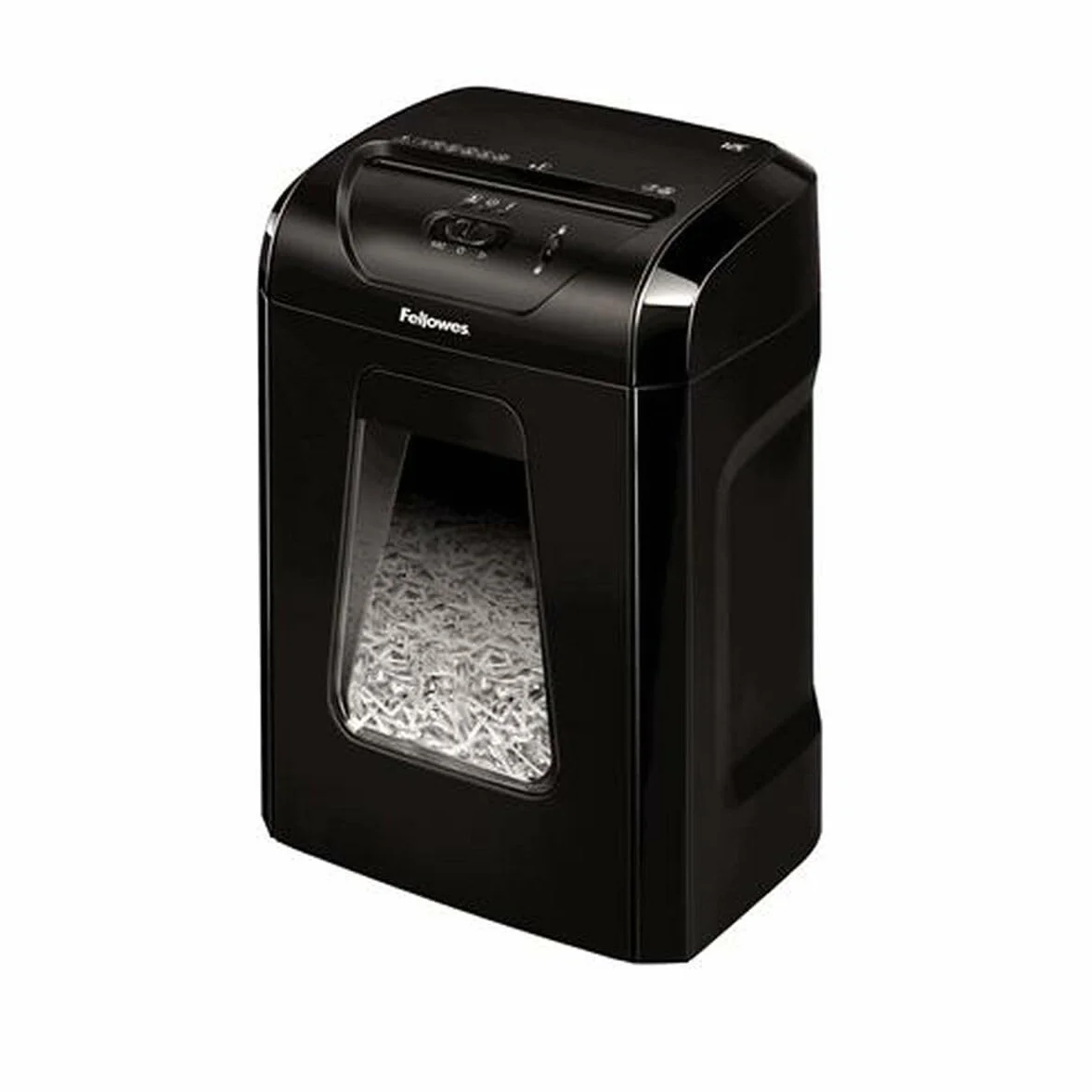 Fellowes 43859732326 Niszczarka do Dokumentów, Czarny, 19 l, kdo 12 Arkuszy