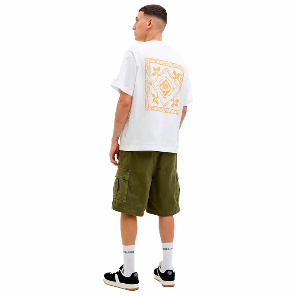 Jack & Jones Jorparos Easter Sketch Tee SS Crew Neck, Bright White, L