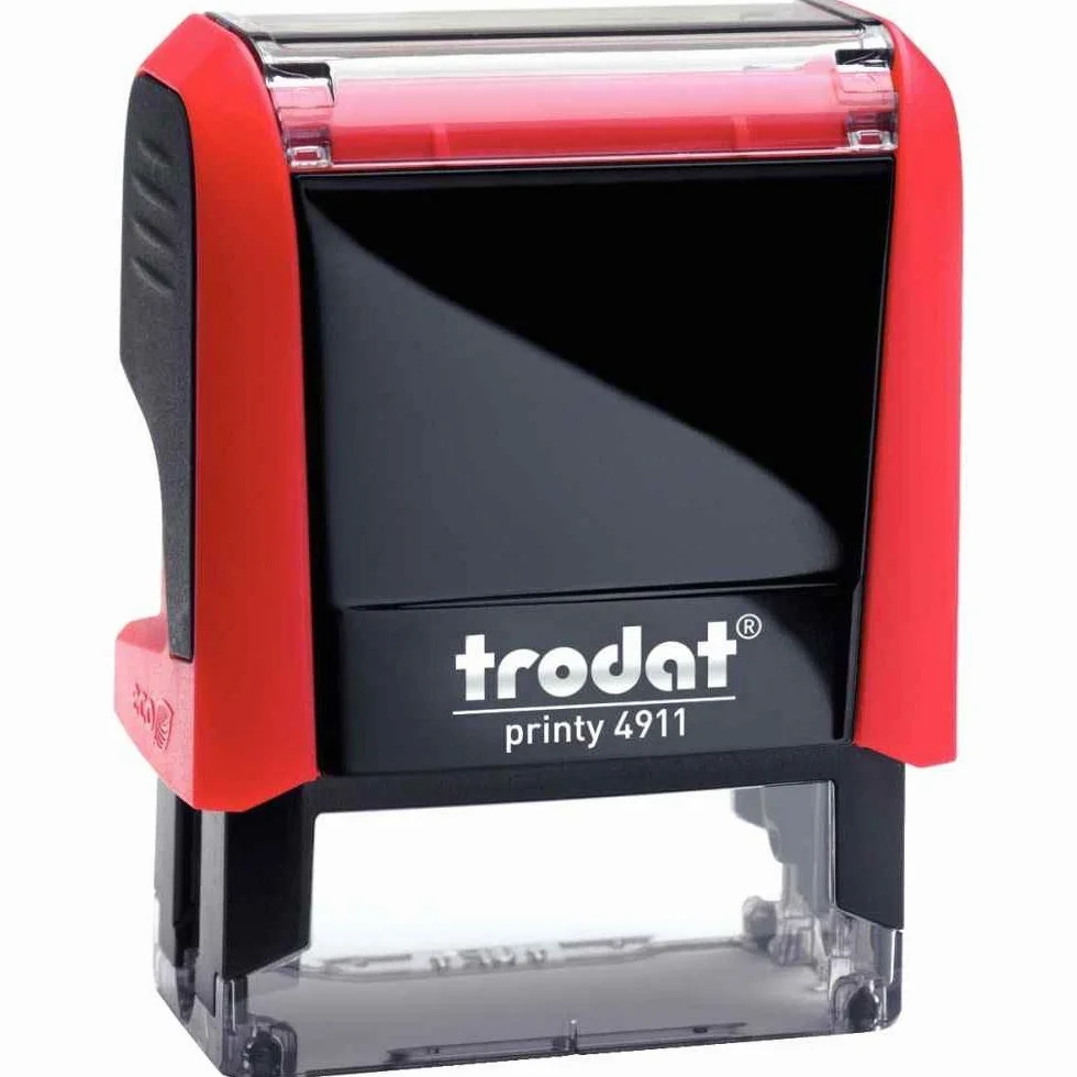 Stempel automatyczny - PAID - TRODAT Printy 4911 czerwony tusz najnowszej generacji