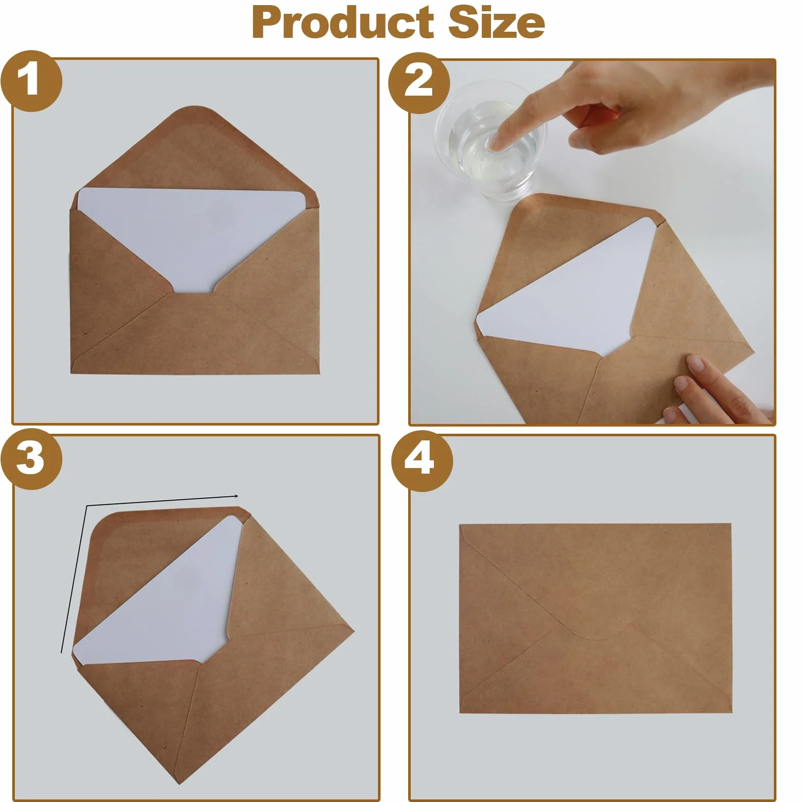 60 Sztuk Koperty B6-17,5X12,5cm 130 g/m² Białe Koperty z Klejem Zwilżanym na Kartki Okolicznościowe, Ślub, Ukończenie Studiów, Baby Shower, Przyjęcia, Zaproszenia