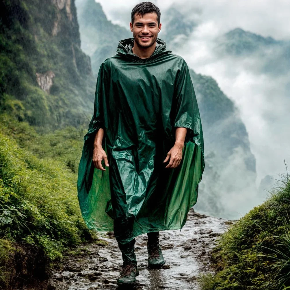 Reis Poncho F_Y ponczo przeciwdeszczowe, żółte, rozmiar uniwersalny, 20 sztuk