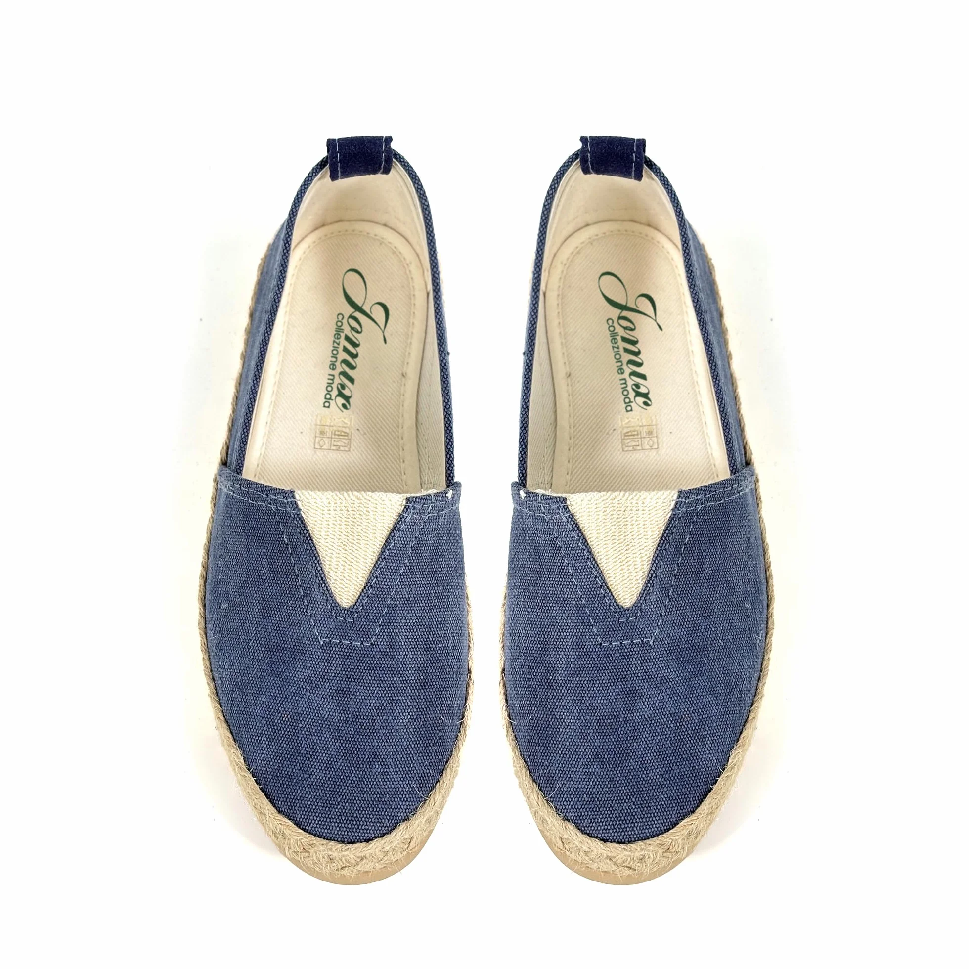JOMIX Espadryle męskie wygodne buty żeglarskie, eleganckie buty letnie, na plażę, na lato, bez sznurowadeł, płaskie buty rekreacyjne
