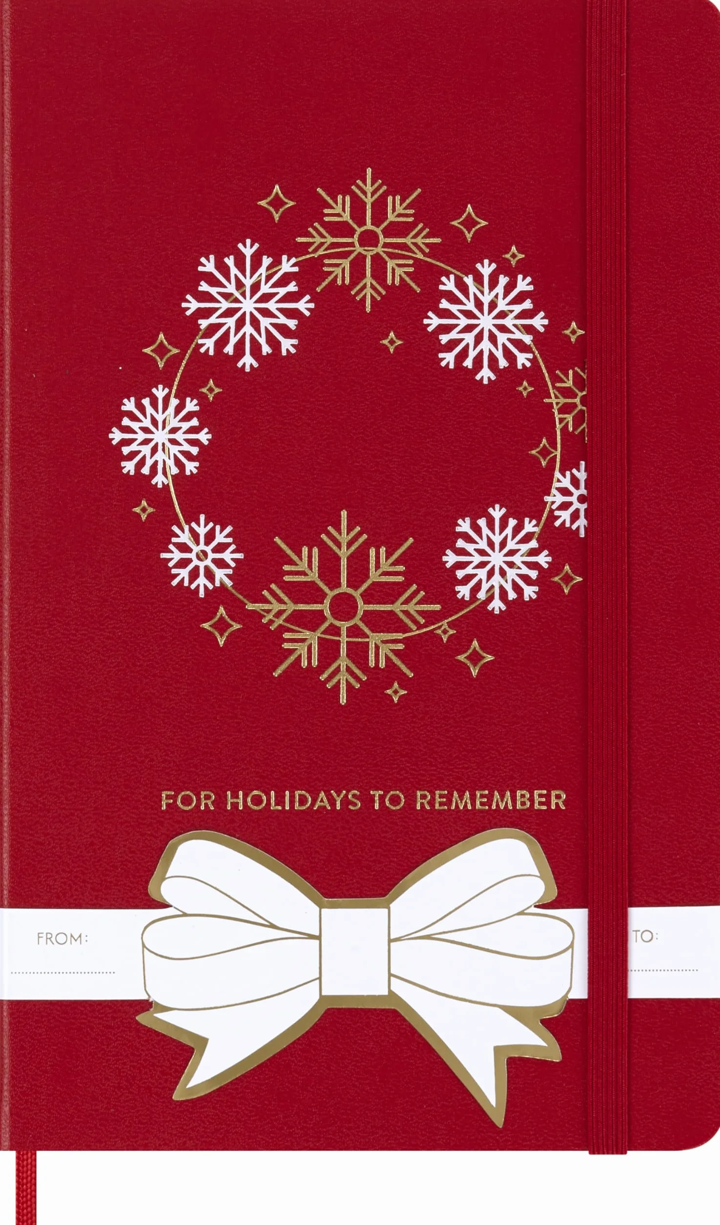 Moleskine Holiday Notizbuch, L/A5, Liniert, fester Einband, Scharlachrot