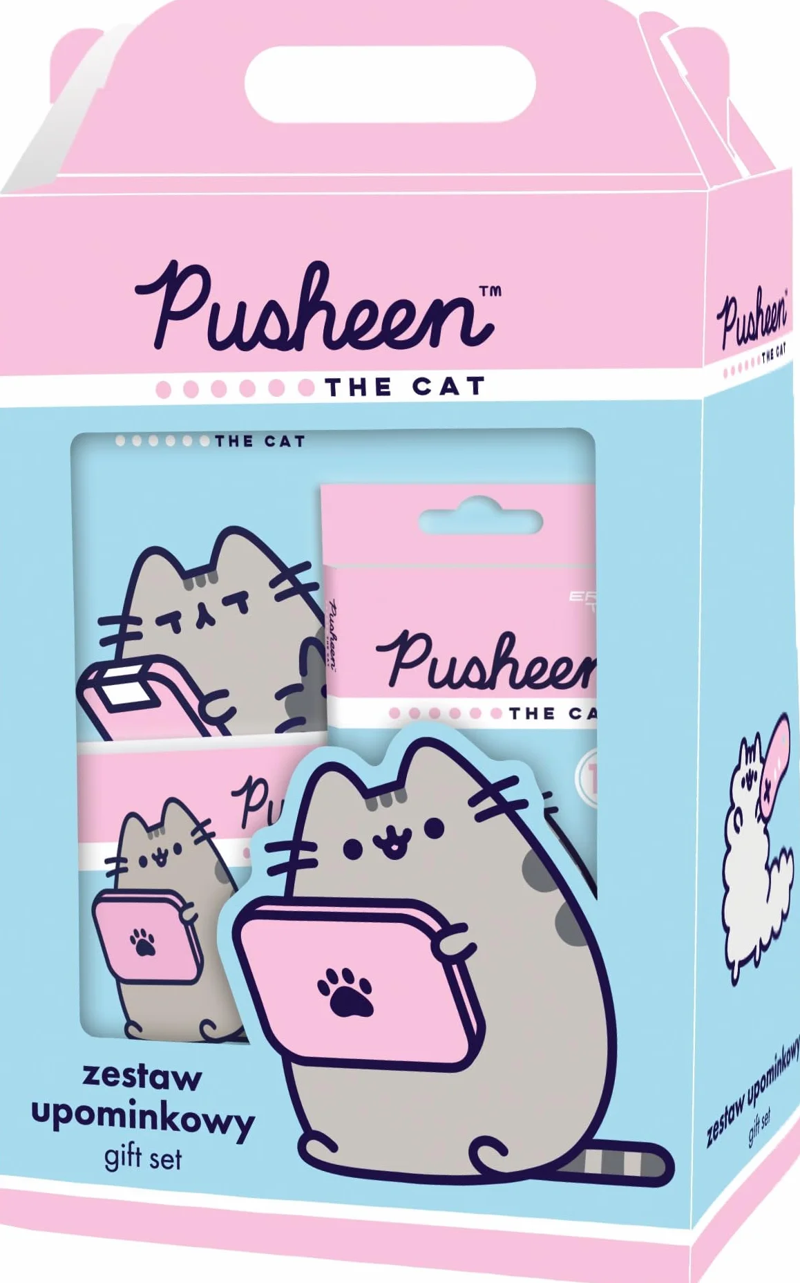 Zestaw szkolny PLASTYCZNY upominkowy Pusheen