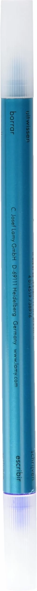 LAMY ink-x gaśnica do atramentu z tworzywa sztucznego z końcówką do usuwania atramentu i końcówką korekcyjną – wyłącznie do wymazywania atramentu królewskiego błękitu 1 sztuka (1 opakowanie)