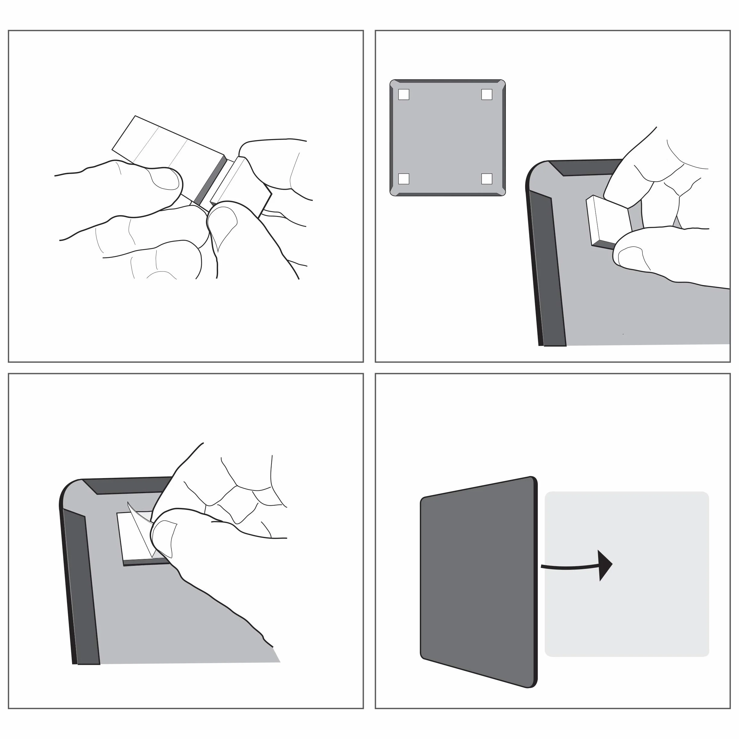 Nobo 1903764 Magnetyczna Mini Tablica, Biały, 140 x 360 mm