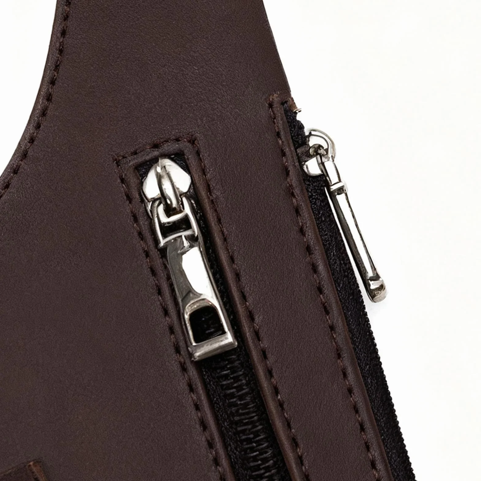 Adjustable Underarm Shoulder Bag - Waterproof Chest Vest Pack for Everyday Carry | Oxford Fabric with Multiple Hidden Pockets, Anti-Theft Double Shoulder Organizer for Travel, 27.5x15.5cm Black Brown