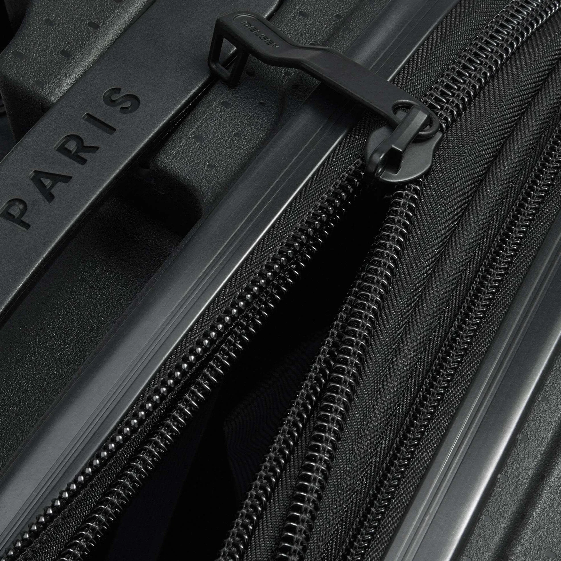 DELSEY PARIS Belmont Plus, walizka dla dorosłych, materiał z recyklingu, czarne, L Extensible (76 cm) Materiale Riciclato, rozciągliwy