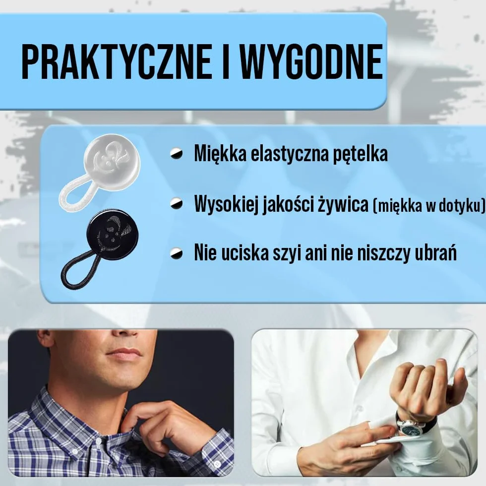 C2 2 szt. Przedłużki do Kołnierzyka i Mankietów Koszuli Mały Rozmiar - Białe - Dodaje 1 Rozmiar (1,75 cm / 0,69 in) - Guziki o Średnicy 12,7 mm / 0,5 in (20L)