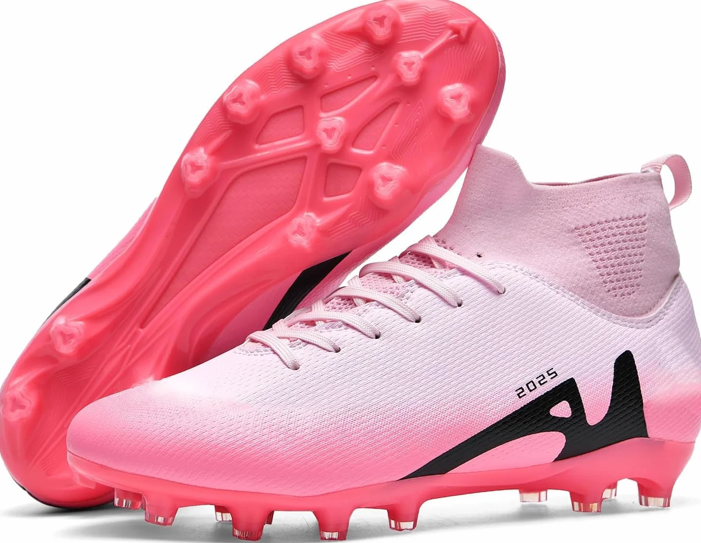 Męskie buty do piłki nożnej, High Top Spike Cleats, profesjonalne buty do piłki nożnej, atletyka, buty sportowe, buty sportowe