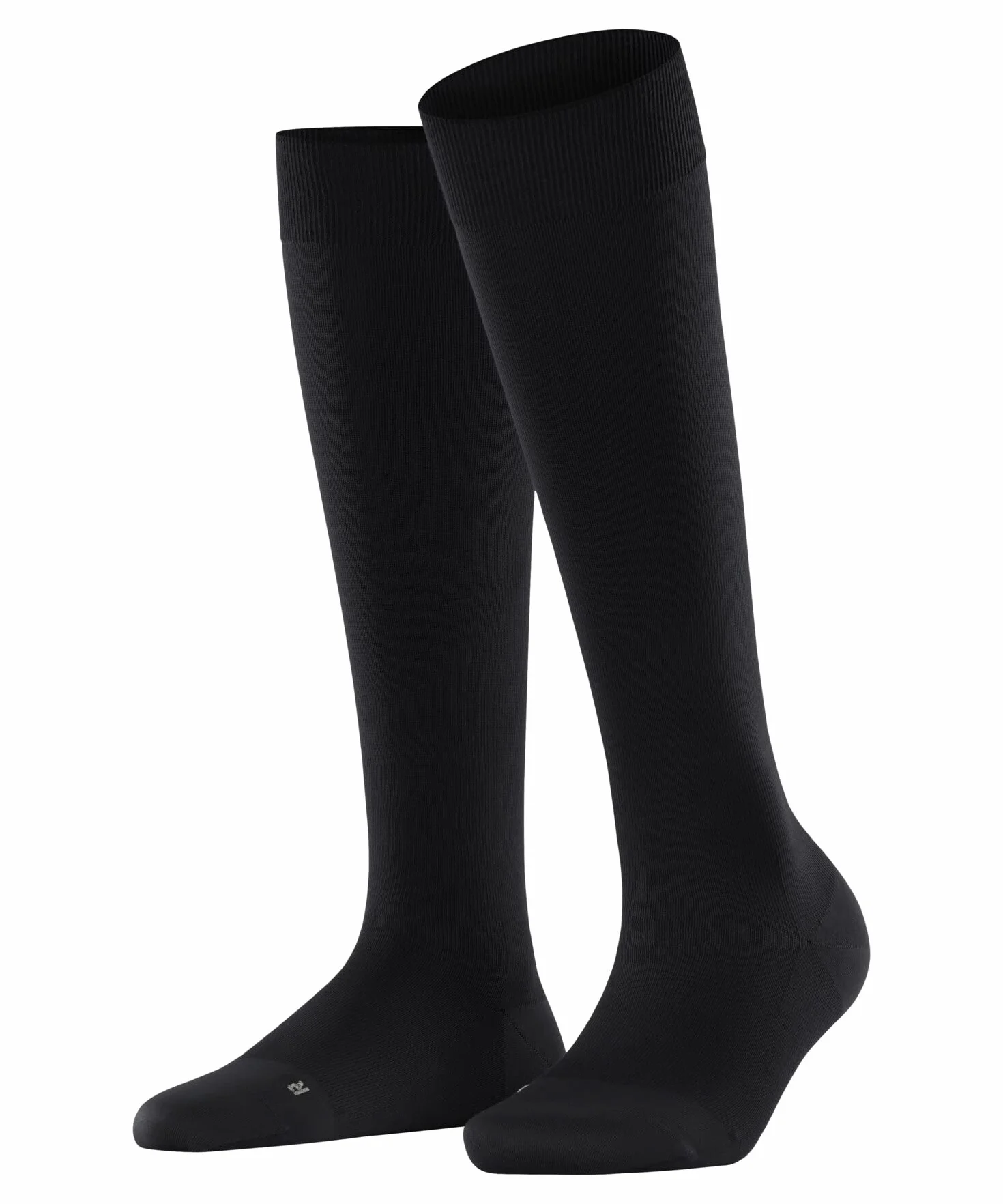 FALKE Kobiety Podkolanówki Energizer W Kh Uciskowe kompresyjne 1 Para, Czarny Black 3009, 39-40