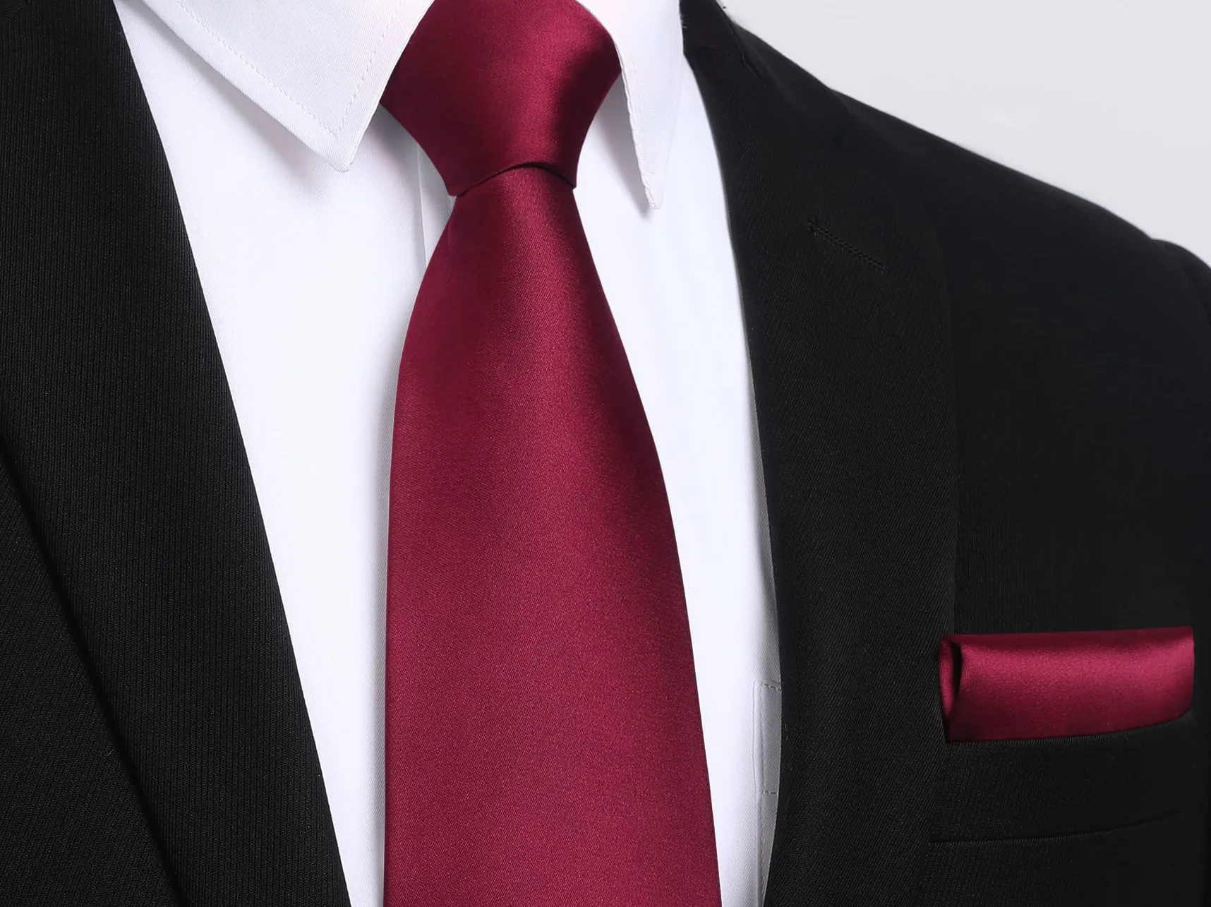HISDERN Zestaw męskich krawatów, ekstra długi, kwiatowy krawat i poszetka, elegancki klasyczny jedwabny krawat ślubny, chusteczka higieniczna dla mężczyzn