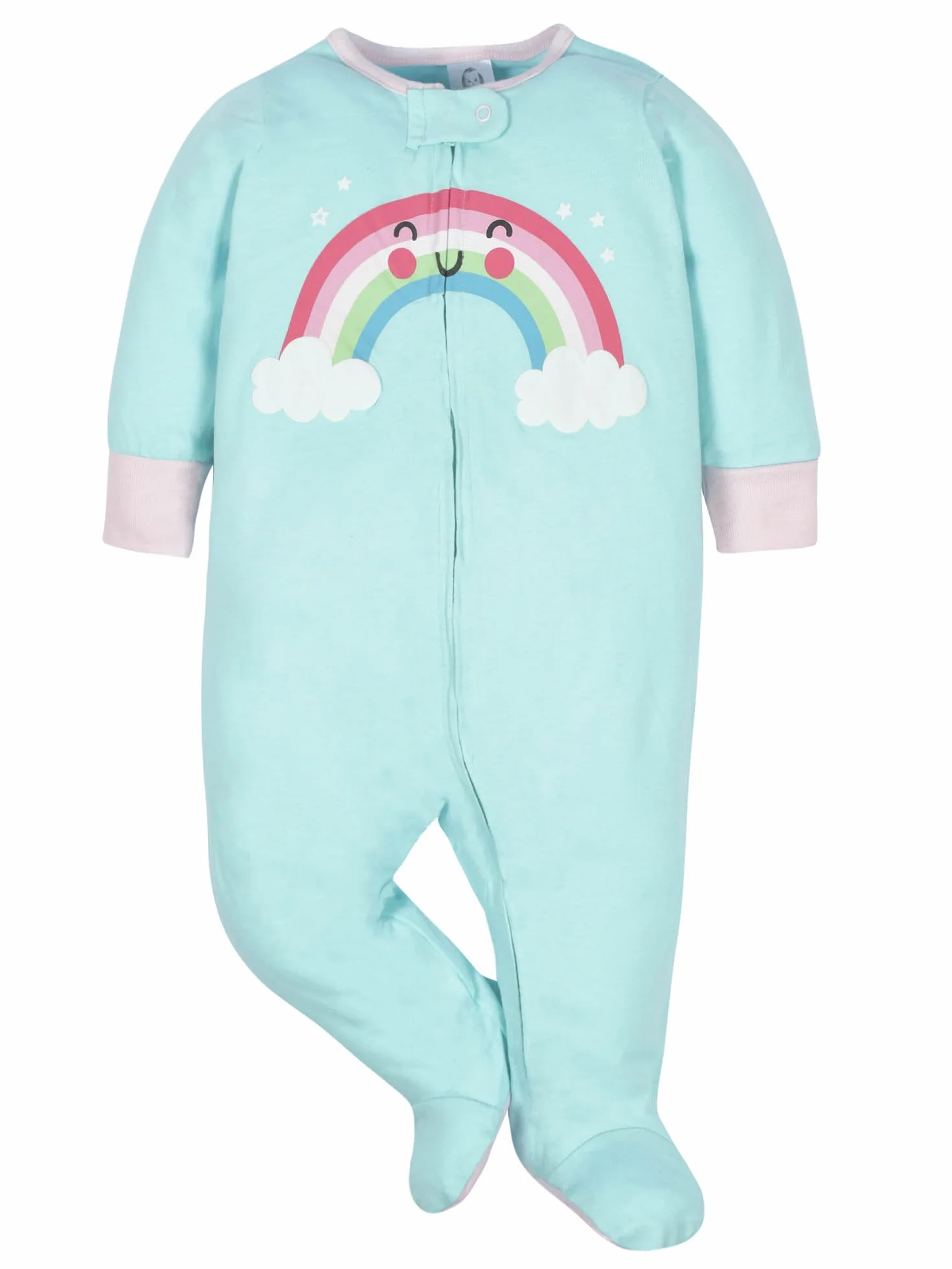 Gerber Kapcie dla niemowlęcia/dziecka Niemowlęta - dziewczynki 4 Pack Sleep 'N Play Footie