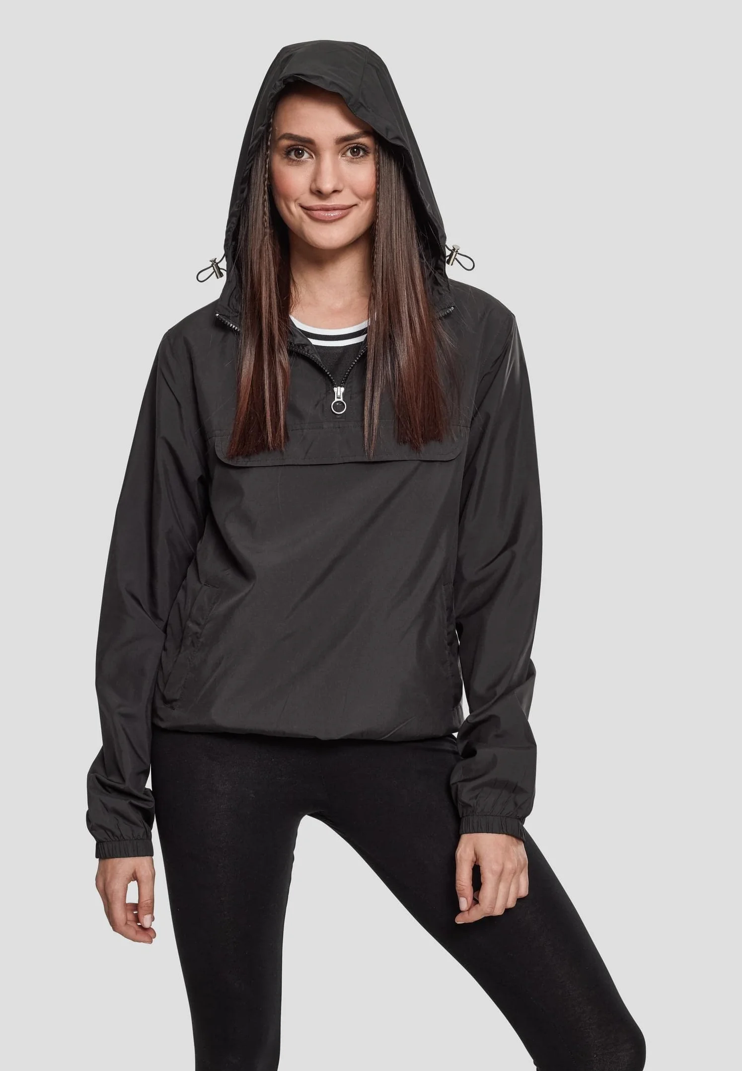 Urban Classics Basic Damska Kurtka, Czarny, L