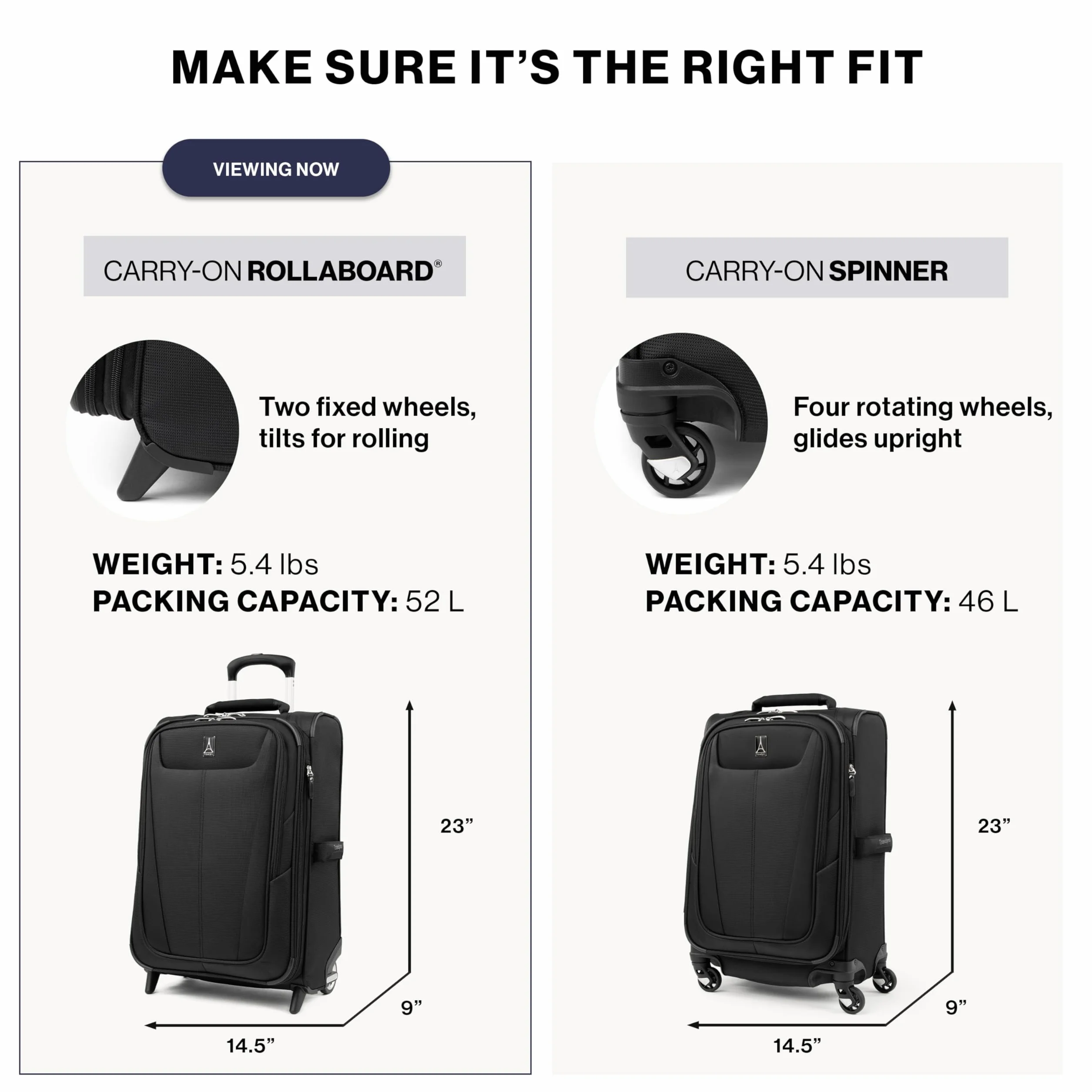 Travelpro Maxlite 5 56 cm rozszerzana walizka podręczna na kółkach, Czarny, Carry-on 22-Inch, Maxlite 5 Softside lekki rozszerzany bagaż pionowy