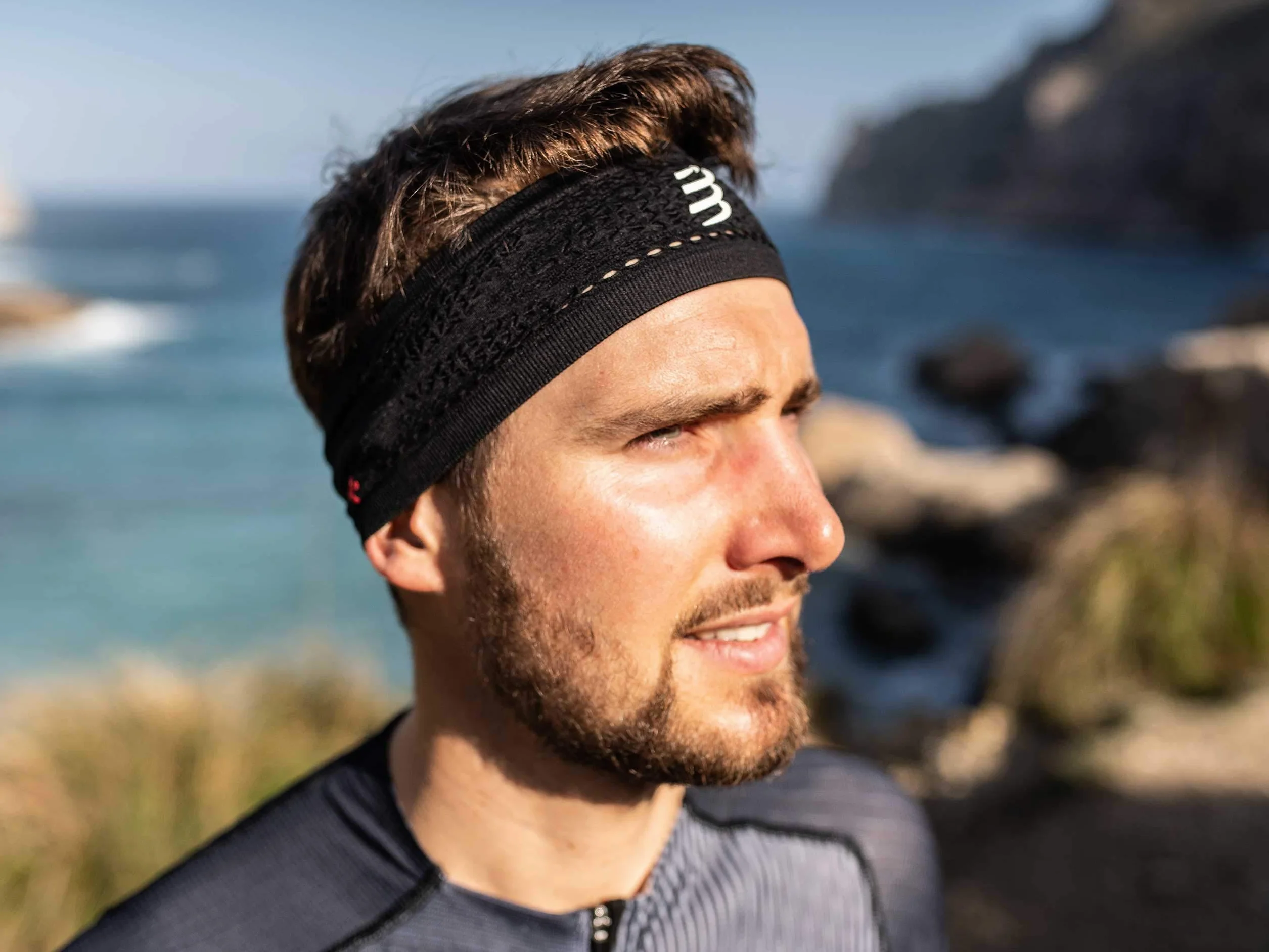 COMPRESSPORT Cienka opaska na głowę wł./wył. Cinta antitranspiracion de correr
