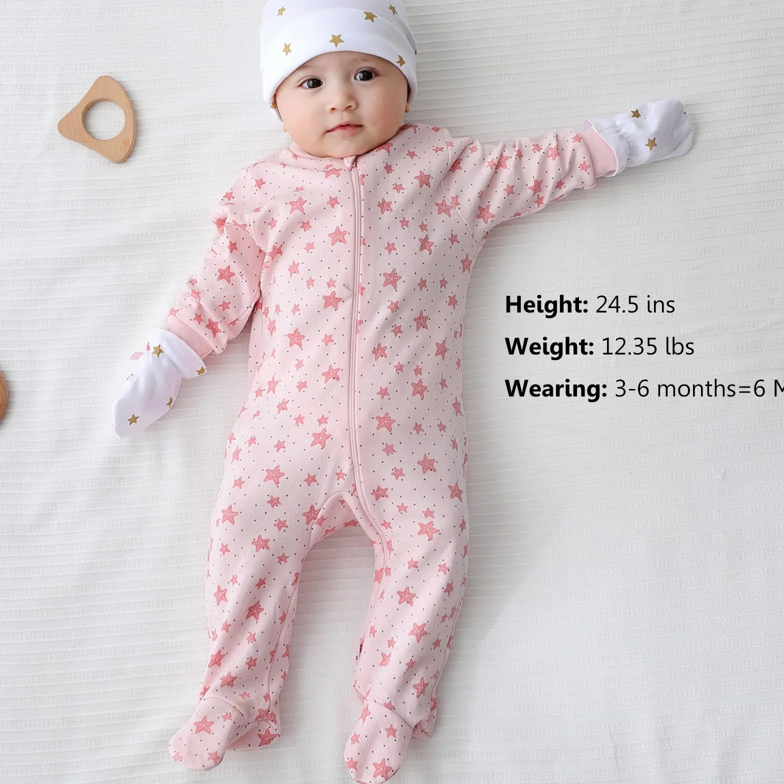 MAMIMAKA Newborn Baby Boys Christmas Sleepsuit 2-way Zip Pajama do zabawy i snu
