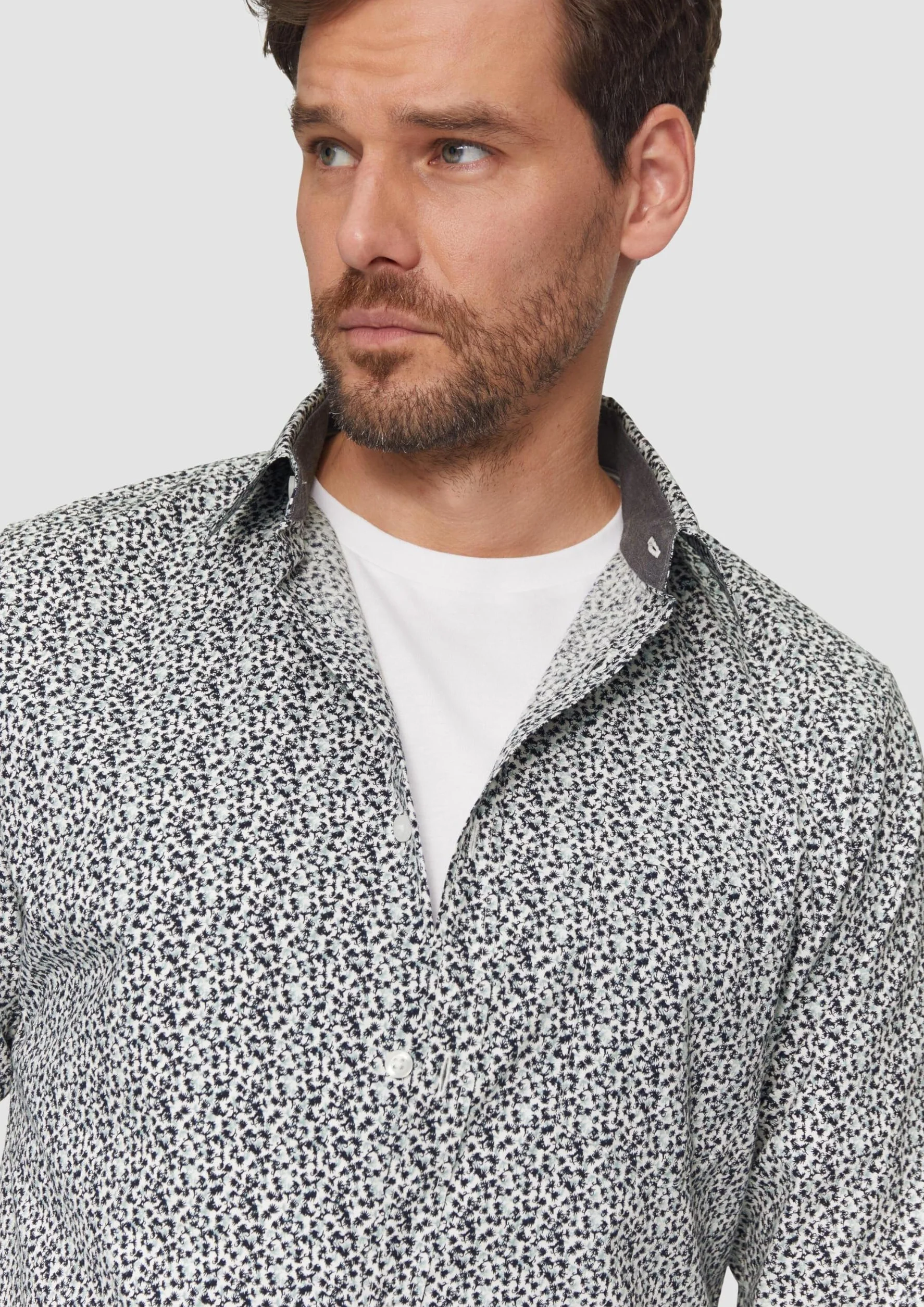 s.Oliver Koszula z długim rękawem, krój slim fit, 01A1, XL