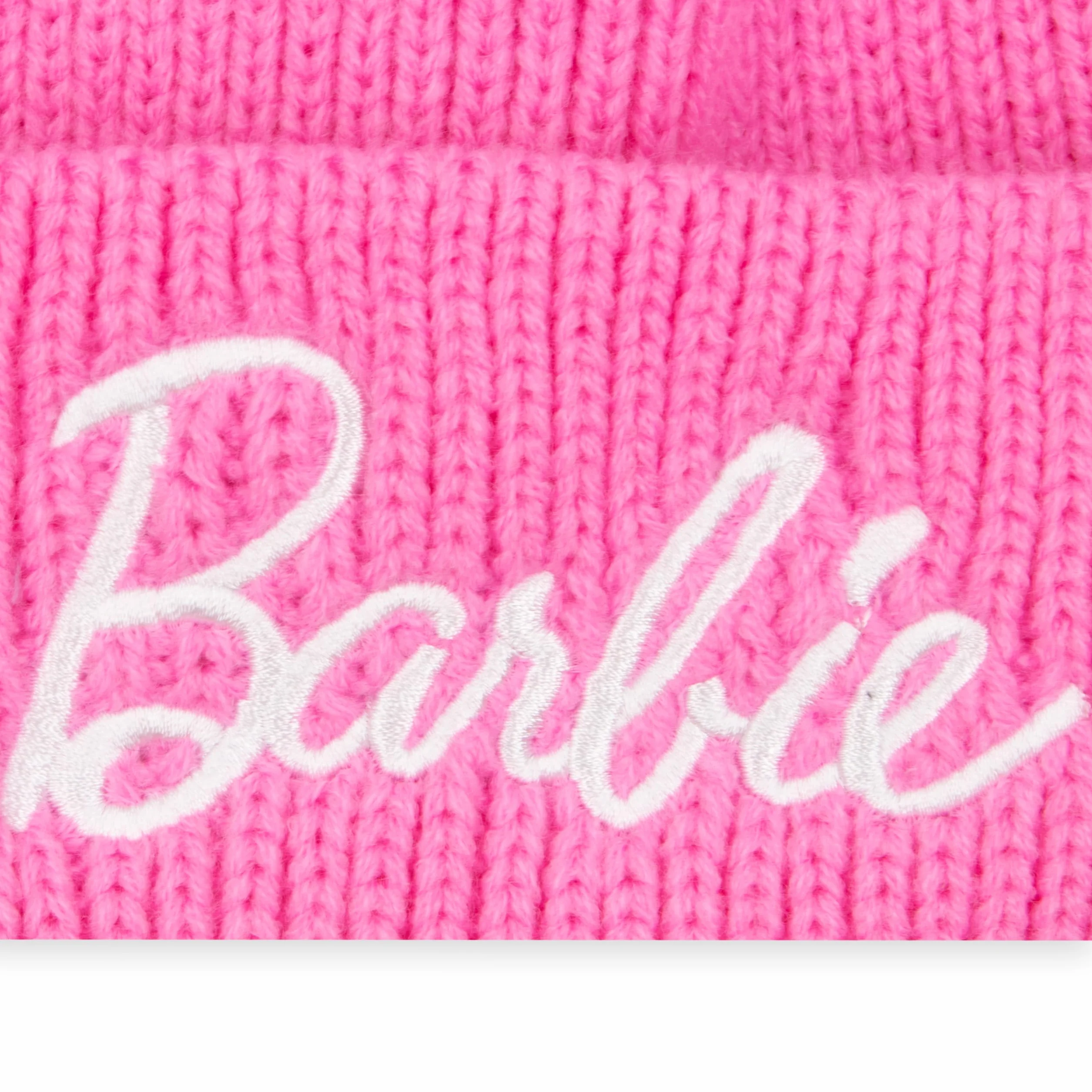Czapka Barbie | Dziecięca Czapka Beanie | Czapki Dla Dziewczynek | Zimowe Czapki I Nakrycia Głowy Dla Dziewczynek | Rozmiar Uniwersalny Różowa
