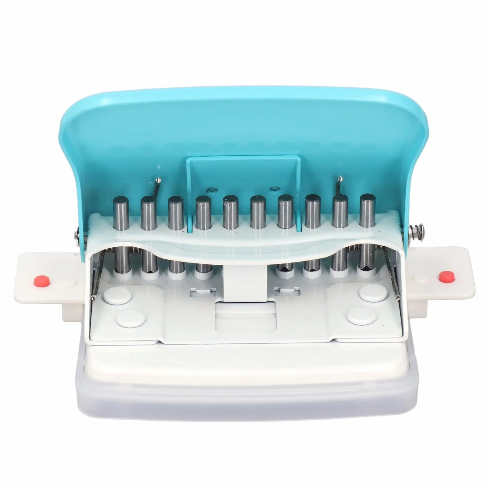 Segregator Spiralny A4 A5 A6 A7 z Cewką Okrągłą Ręczny Otwór 9,5mm Głębokość 7mm Pojemność 10 Arkuszy Biurowy Organizer Papierowy
