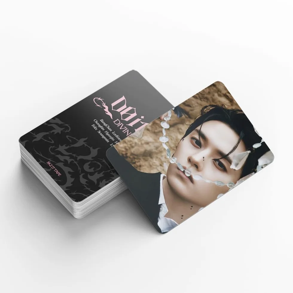 Stray Kids Photocards, Stray Kids karty fotograficzne, 60 sztuk kart SKZ Lomo, 32 szt. naklejek SK