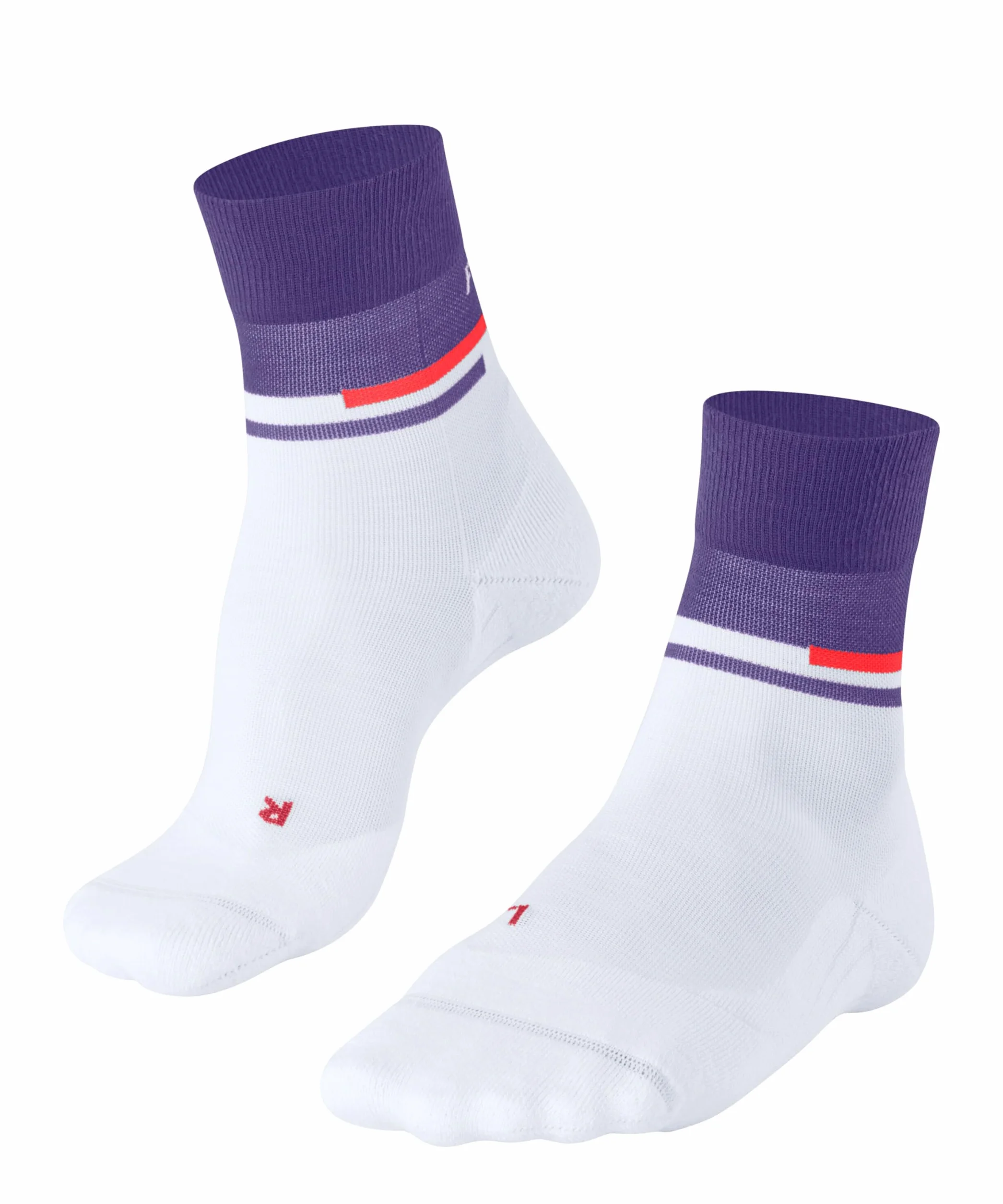 FALKE Kobiety Skarpety do biegania RU Compression Stabilizing W So lyocell materiał funkcyjny kompresyjne1 Para, Biały White 2004 Trend, 37-38