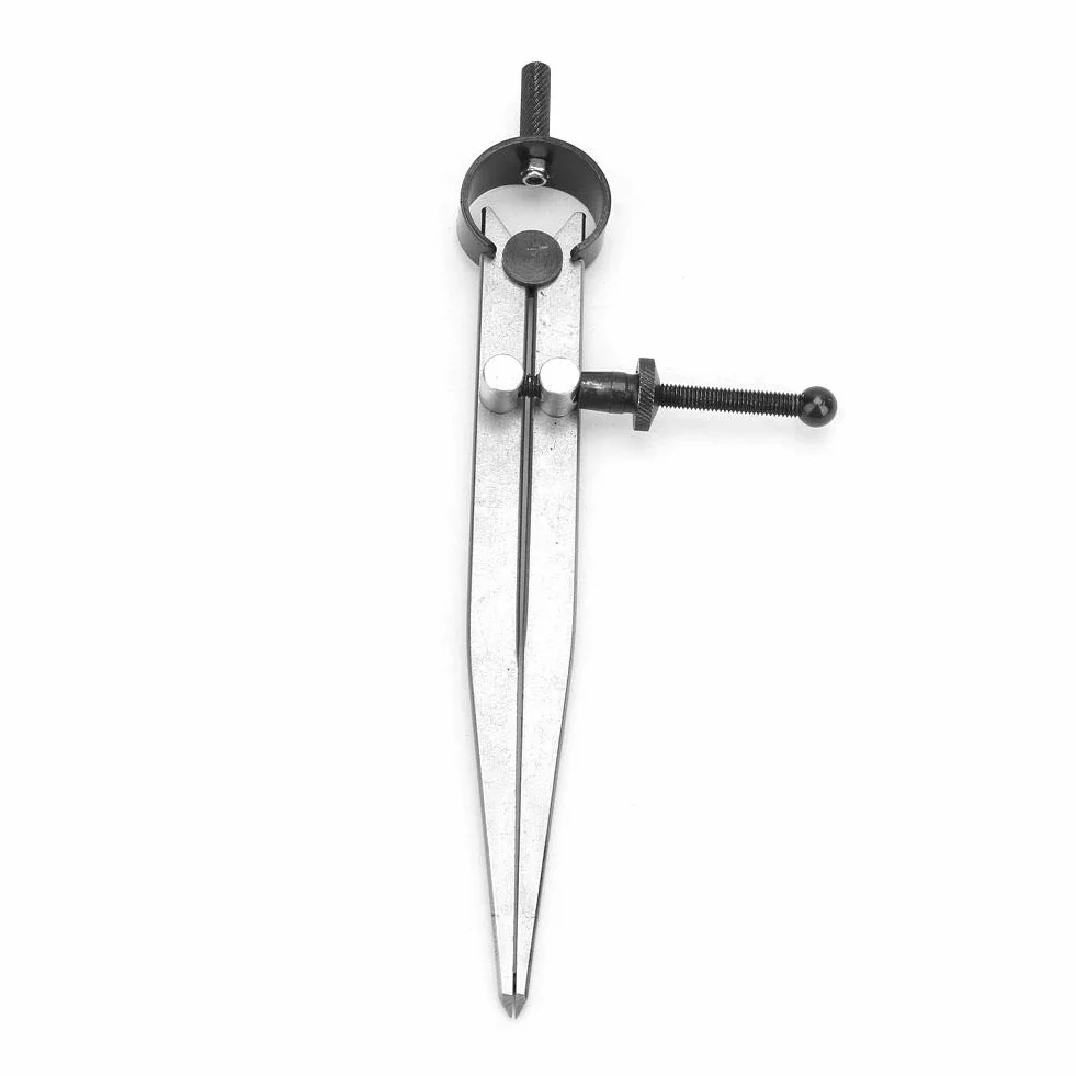 45 # stal skórzana Craft Compass Wing Divider regulowany separator sprężynowy kompas skórzany Line Marking Tools (150 mm)