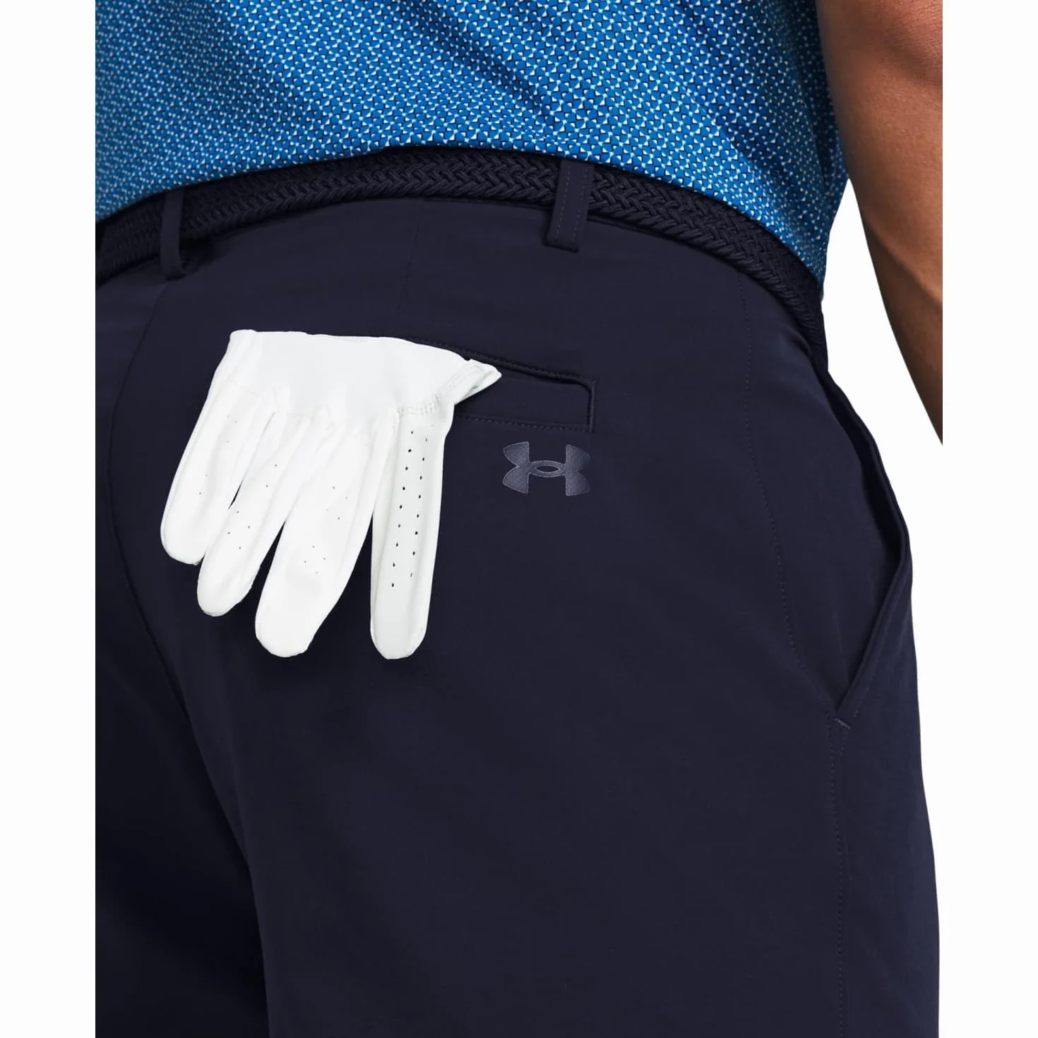 Under Armour Męskie spodenki do biegania Play Up 2 w 1, odprowadzające pot, 34