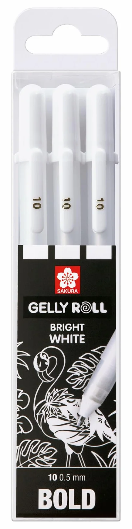 Sakura Gelly Roll 3 gelpennen 0,5 mm - wit