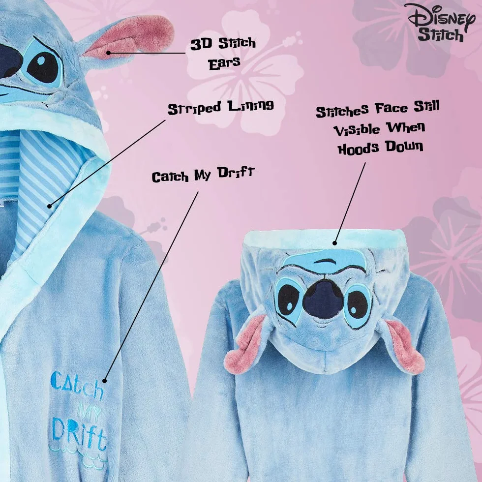 Disney Szlafrok dziecięcy, Lilo i ścieg, Król Lew, Szlafrok Mickey Dziewczęta Chłopcy, Prezenty