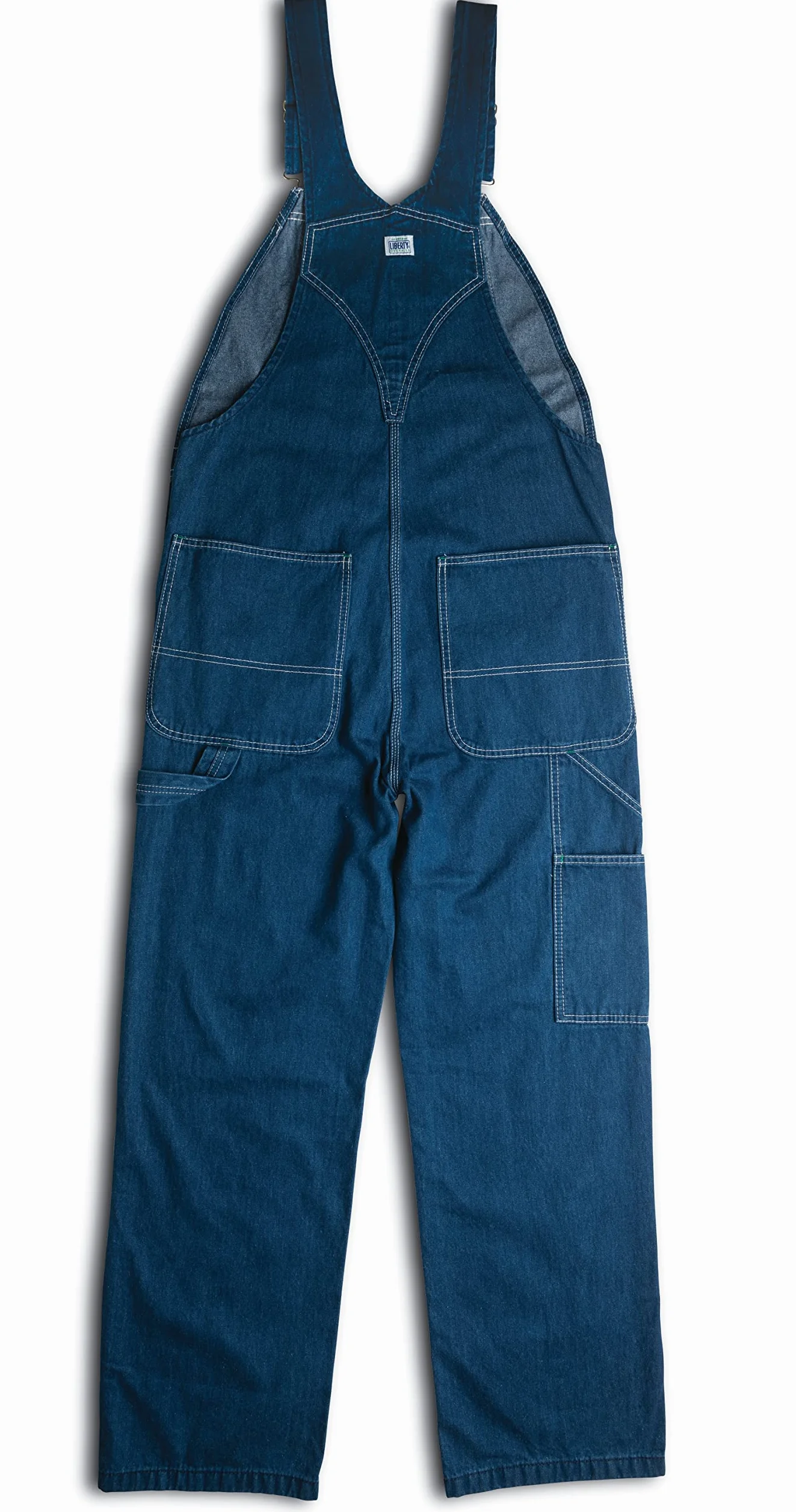 Libery Męski kombinezon z denimu, sprawny, 36W / 30L
